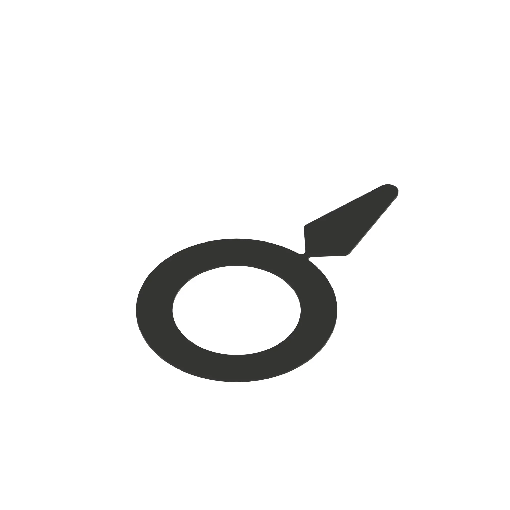 John Deere Circular Shim with Tab - T225429