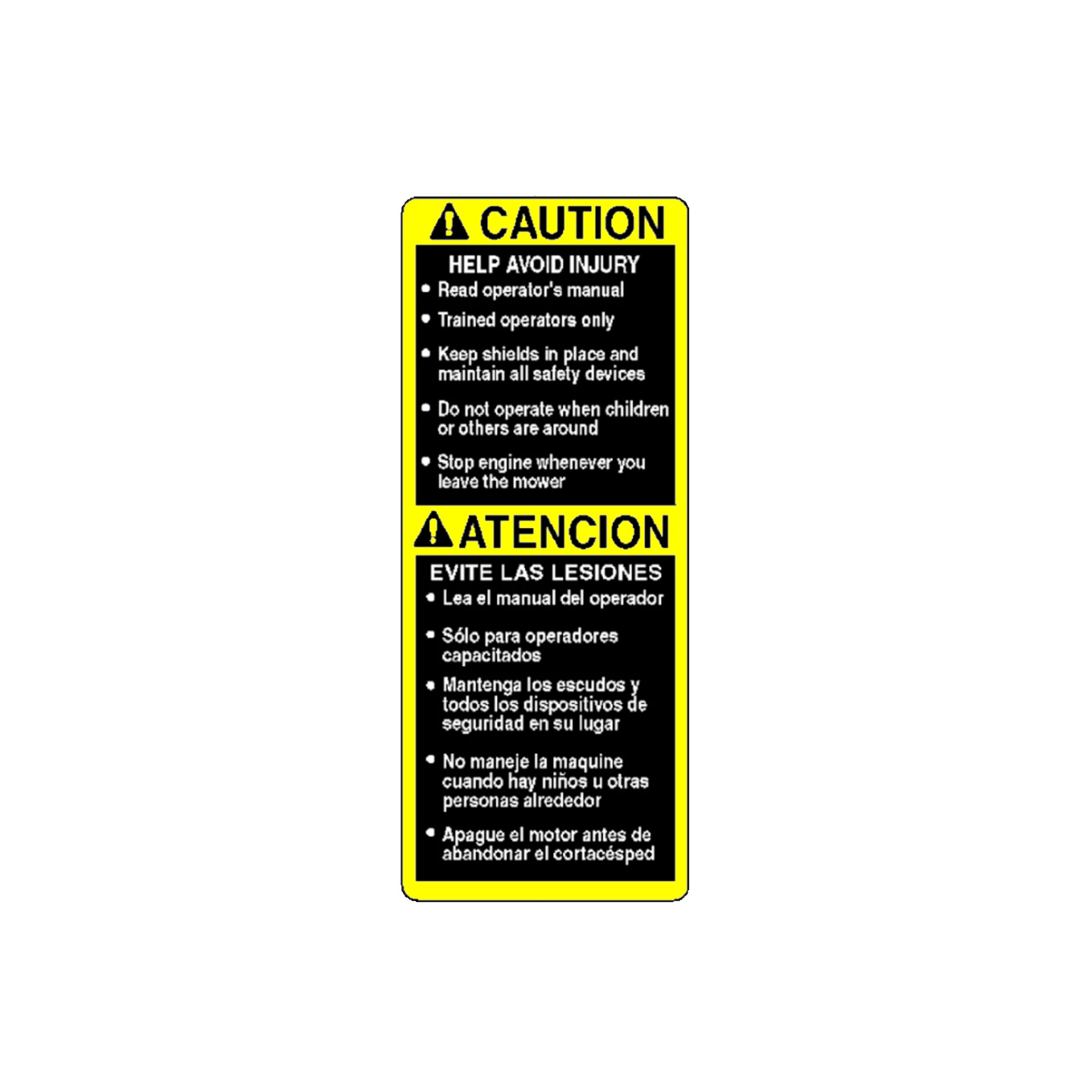 John Deere Caution Label - TCU26573