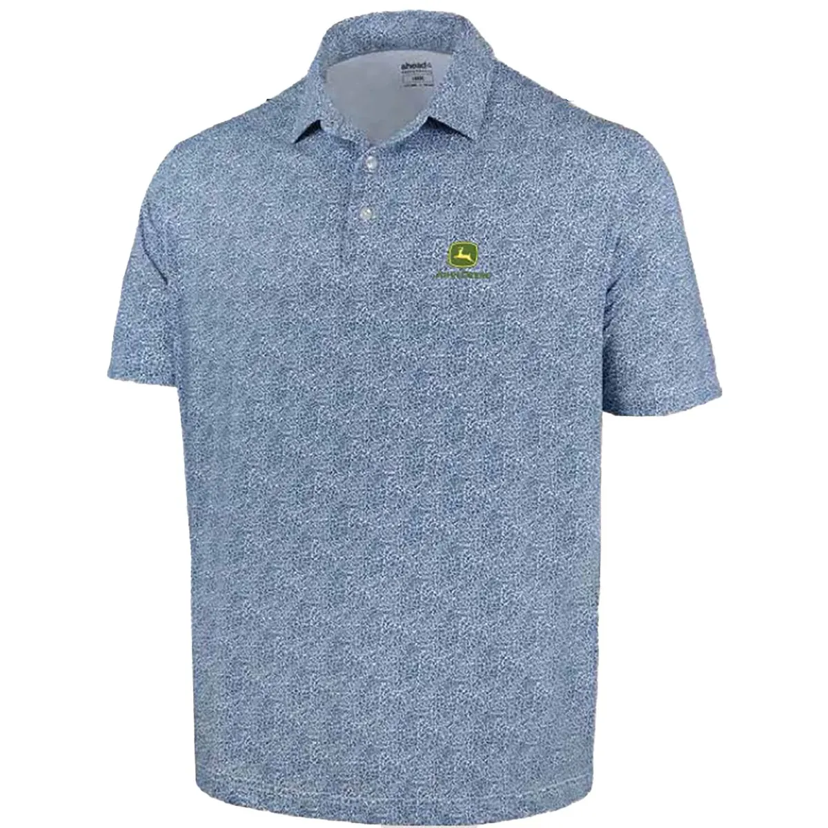 Blue Patterned Polo
