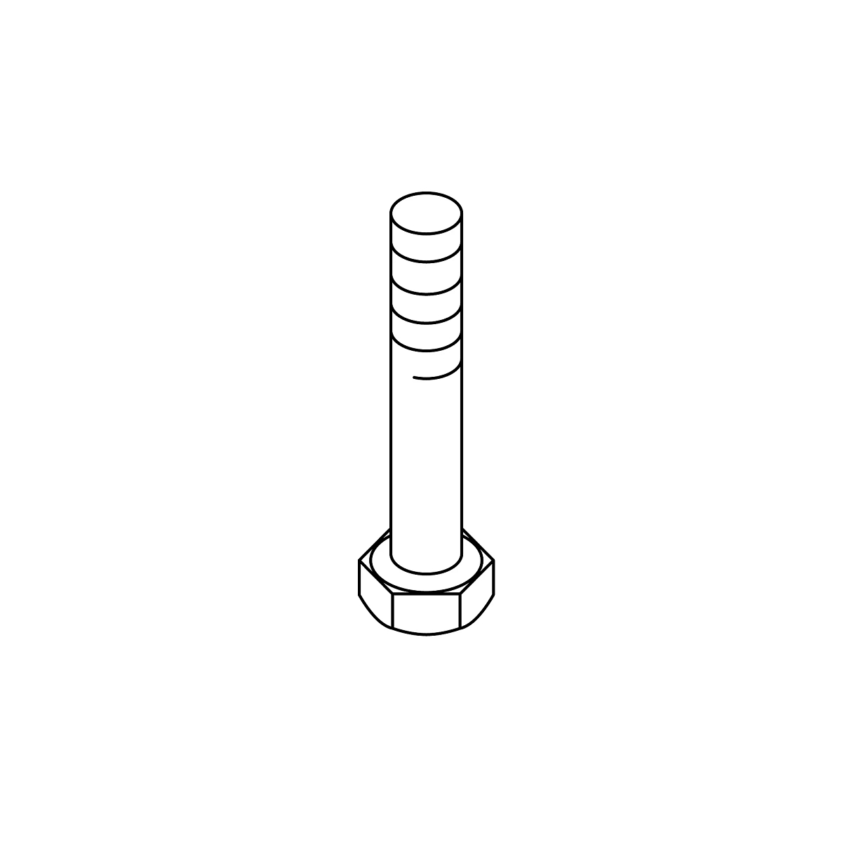 John Deere Hexagonal Head Screw, M20 X 130 - 19M9139
