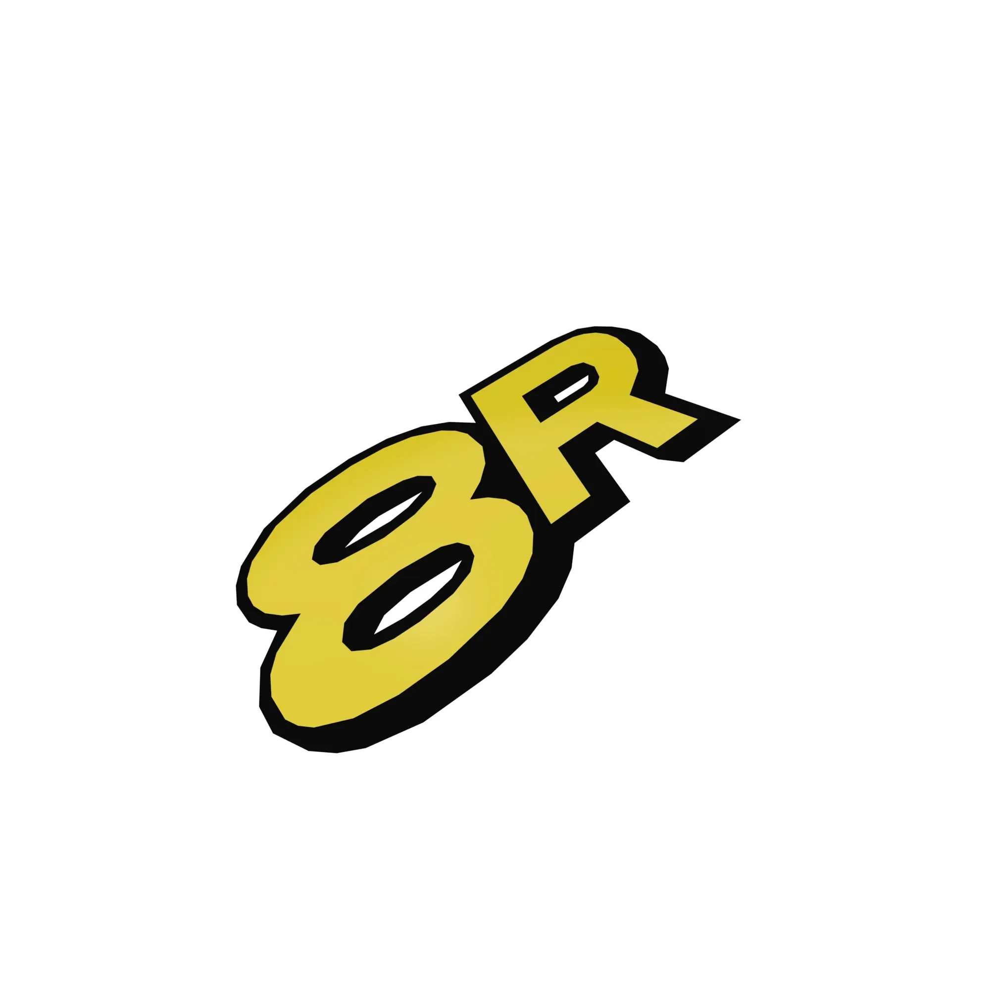 John Deere 8R Model Label, Left Side - R570472