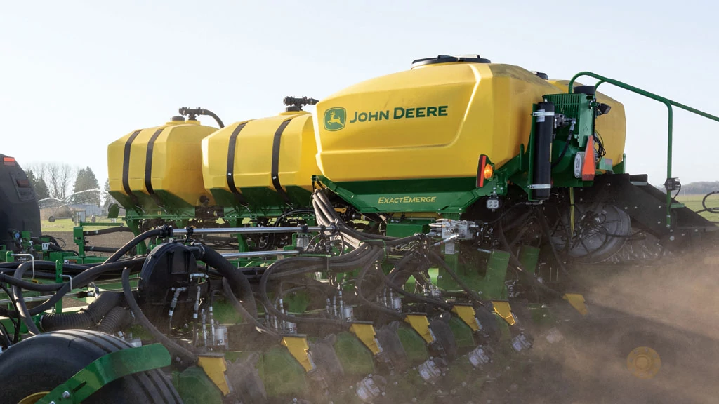 John Deere ExactEmerge planter working a field — Koenig Equipment