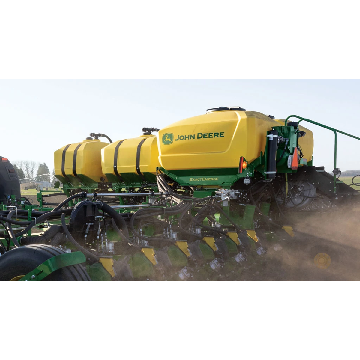 John Deere planter working a row crop field - Koenig Equipment