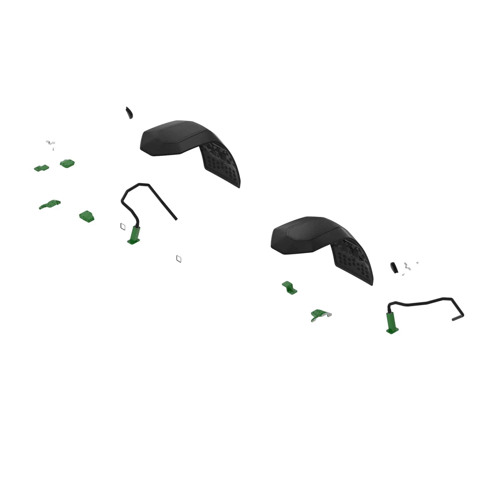 John Deere Pivoting Front Fender Kit - BRE10377