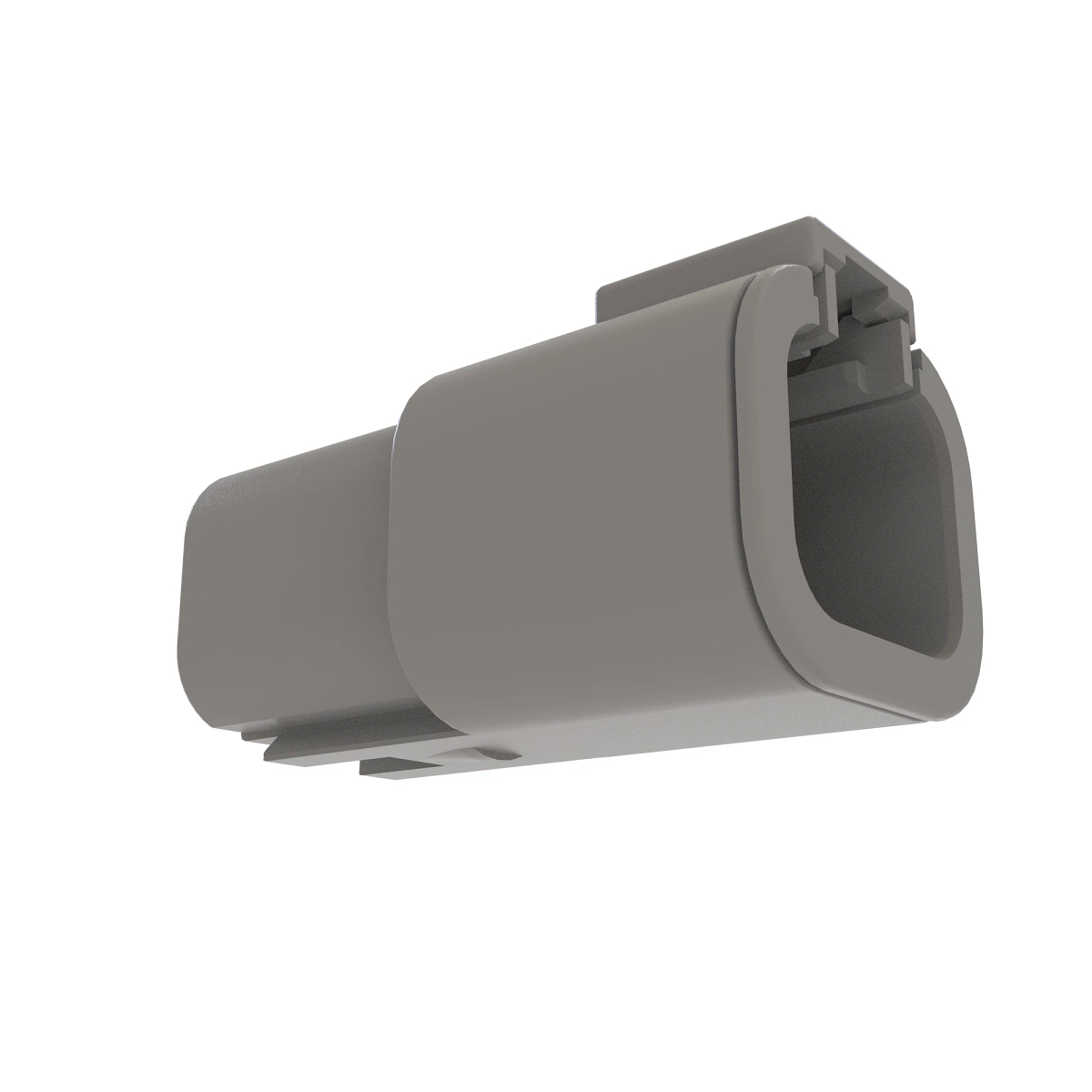 CONN DEUTSCH DT 4W F S BLK PLSTC