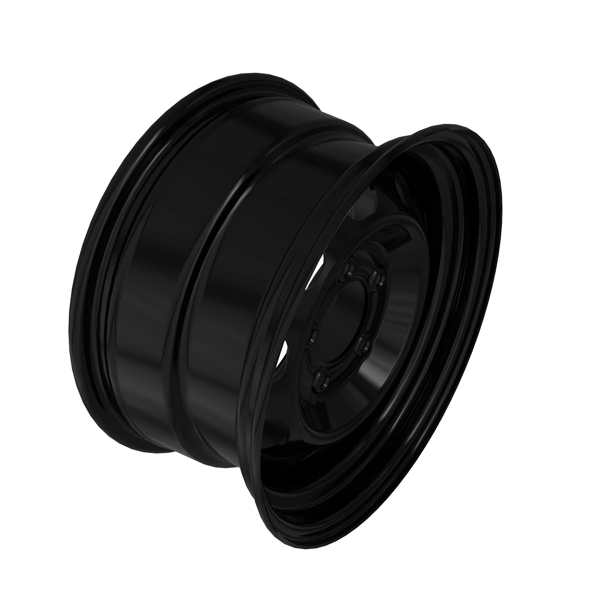 Wheel, 14X7 Steel Black