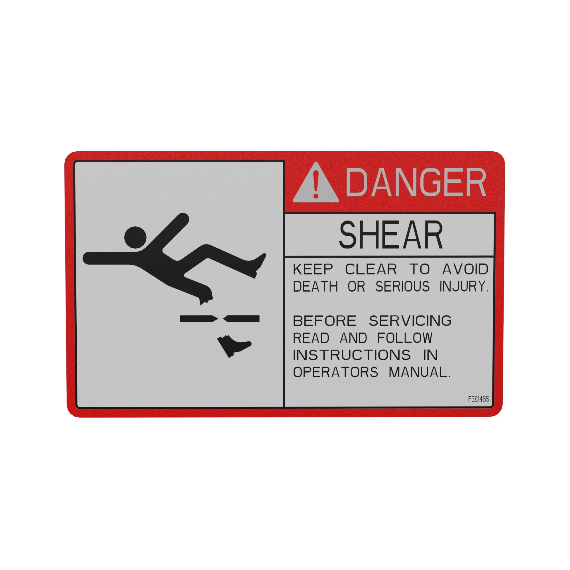John Deere Safety Sign - T256596