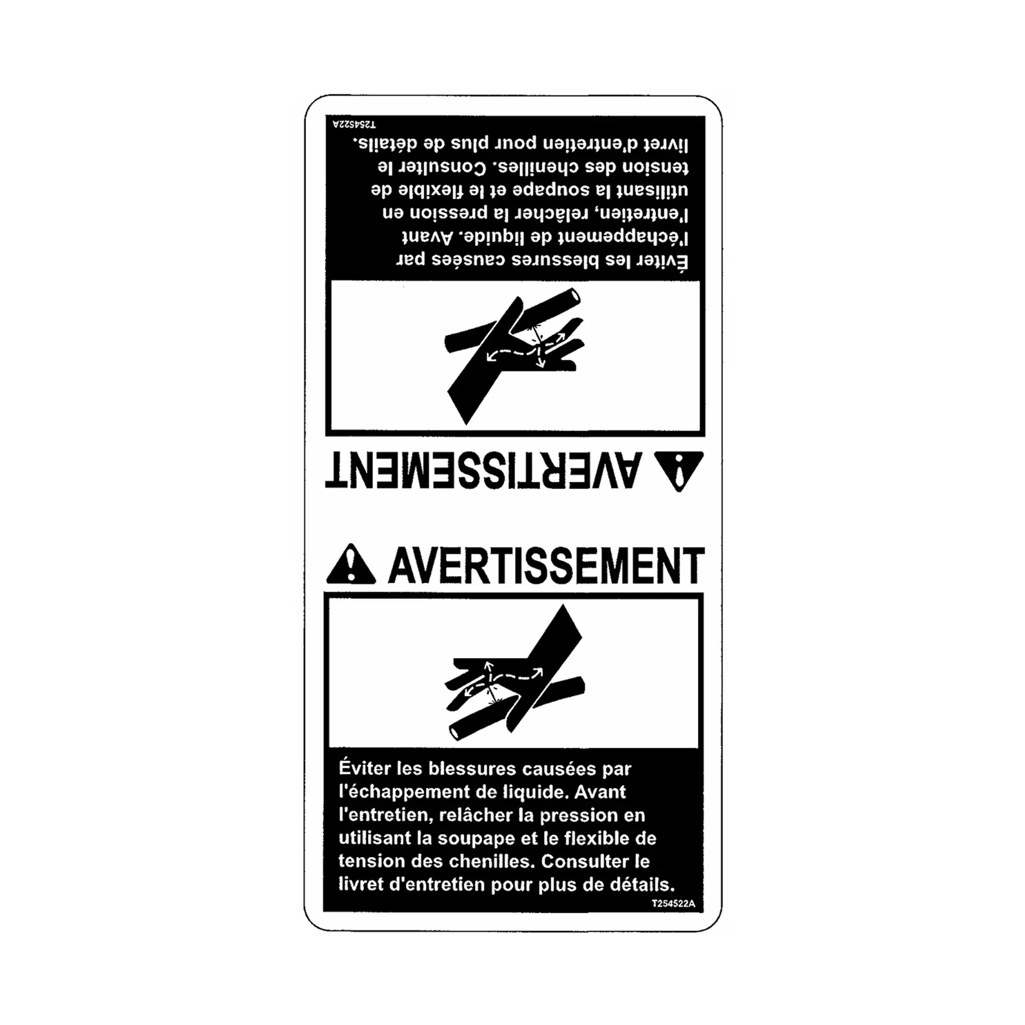 John Deere Safety Sign - T254522