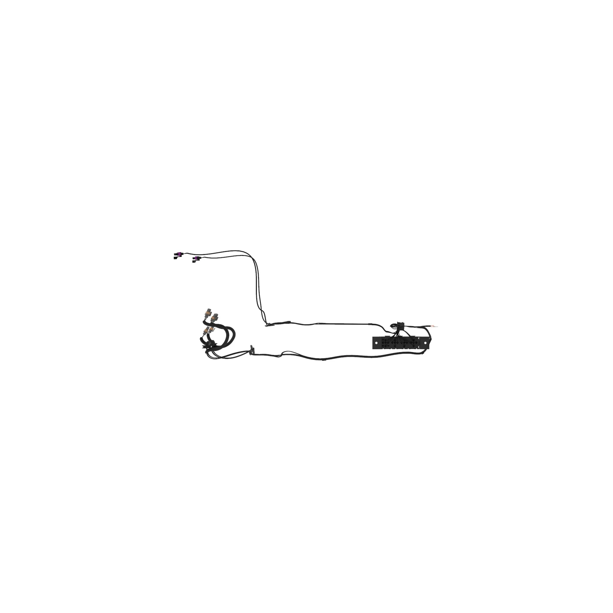 CAB WIRE HARNESS,ROOF FLOOD/LOADER