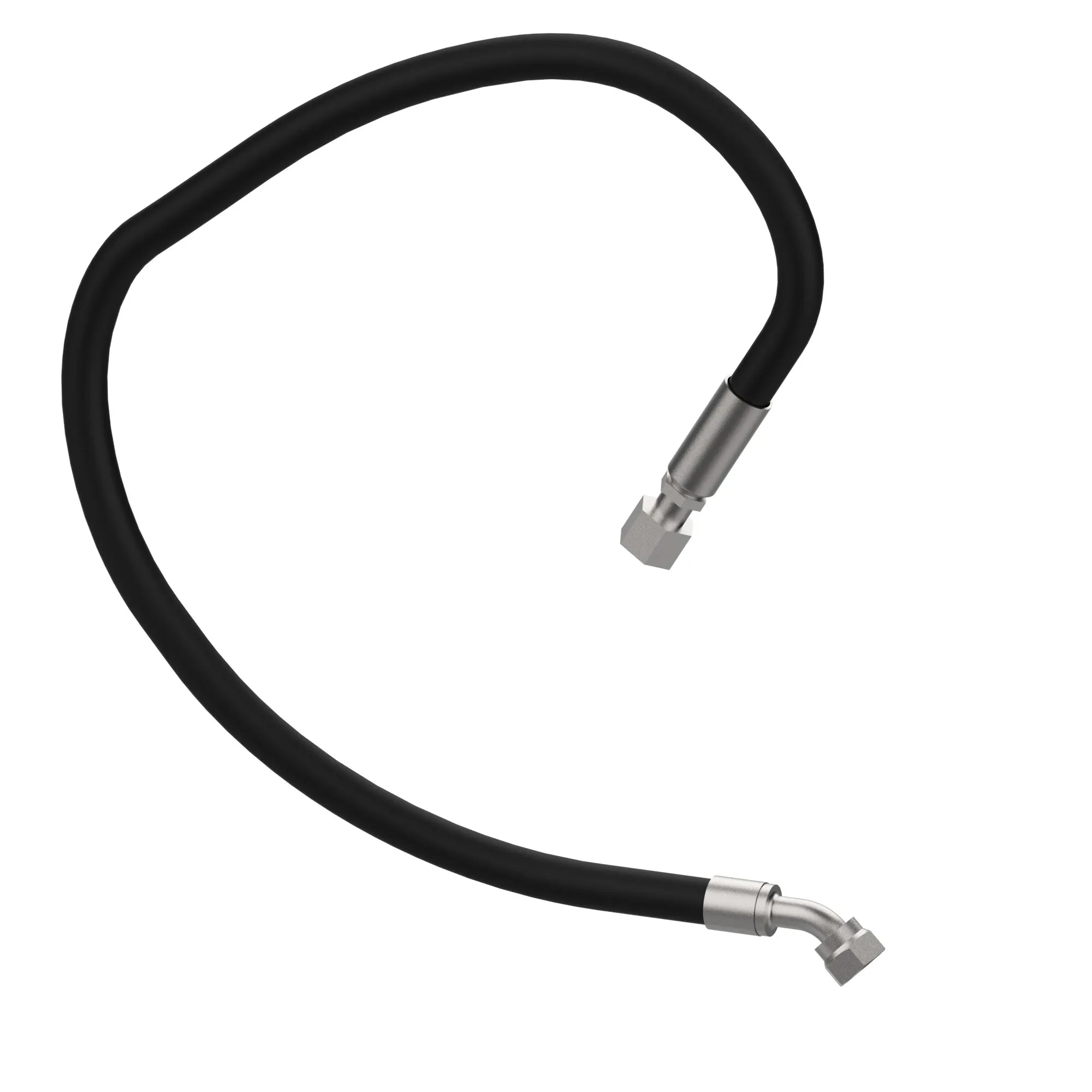 John Deere Front Feed Roller Motor Hose - AXT17925