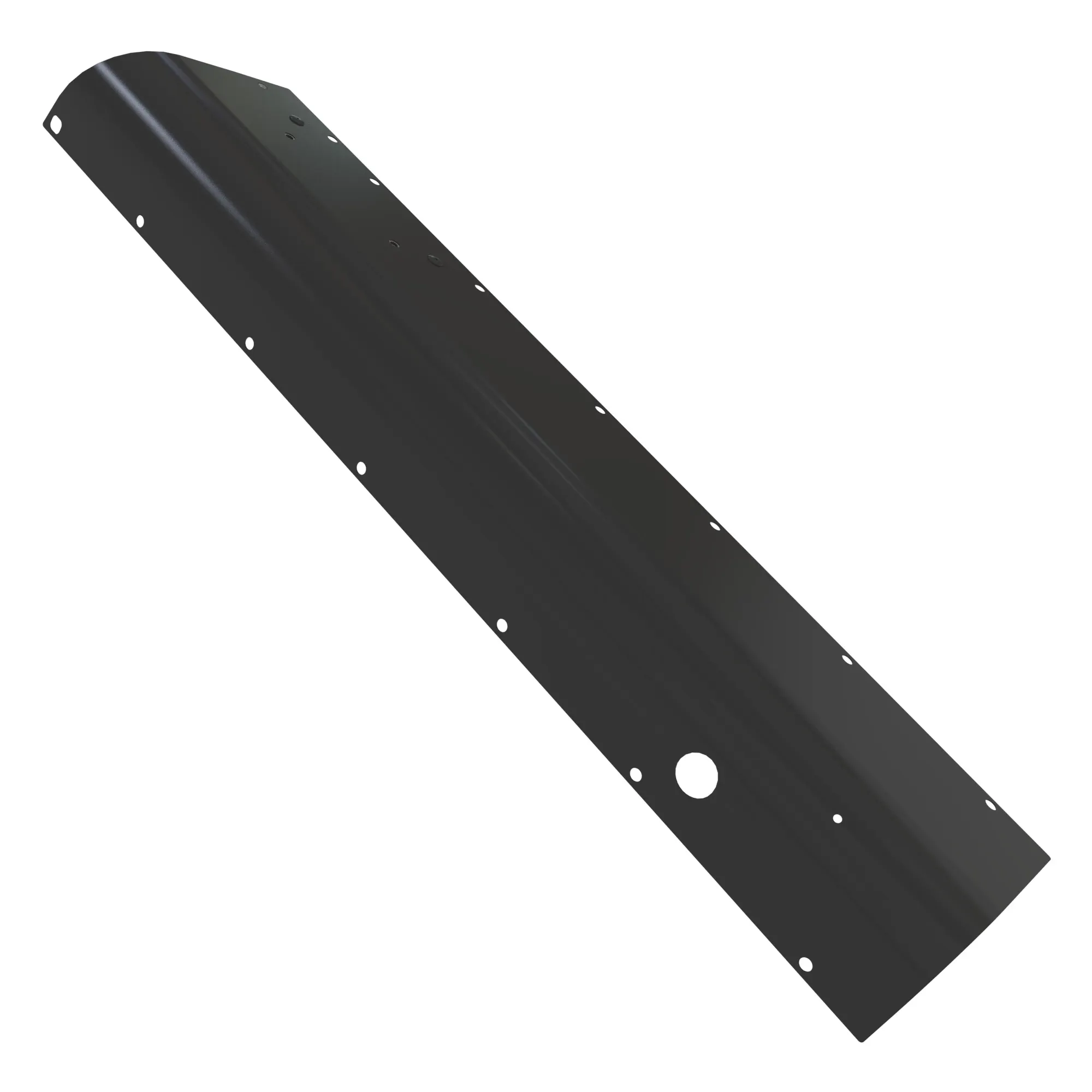 Muffler rear cover exhaust shielding