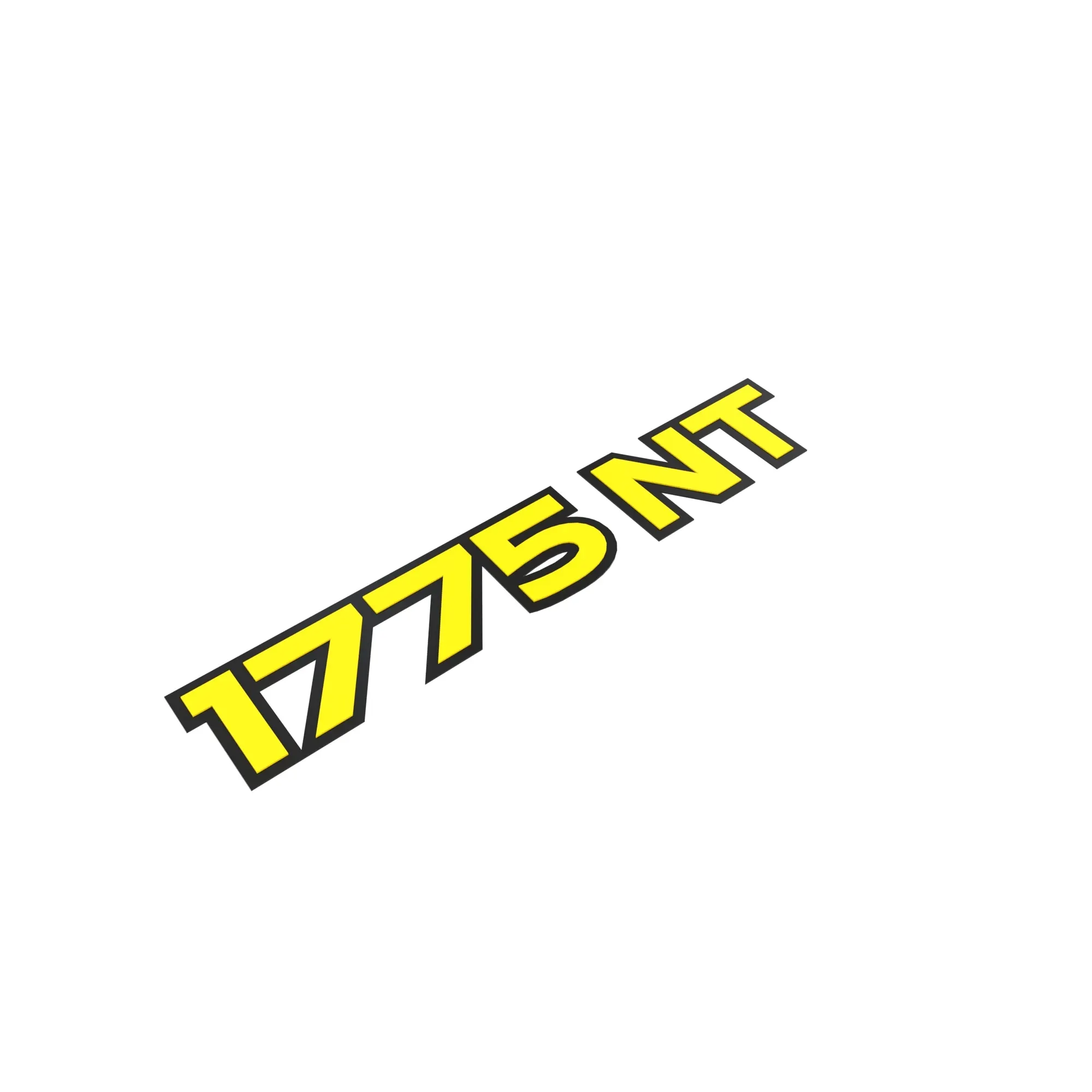 John Deere 1775NT Model Label, Right Side - A126865