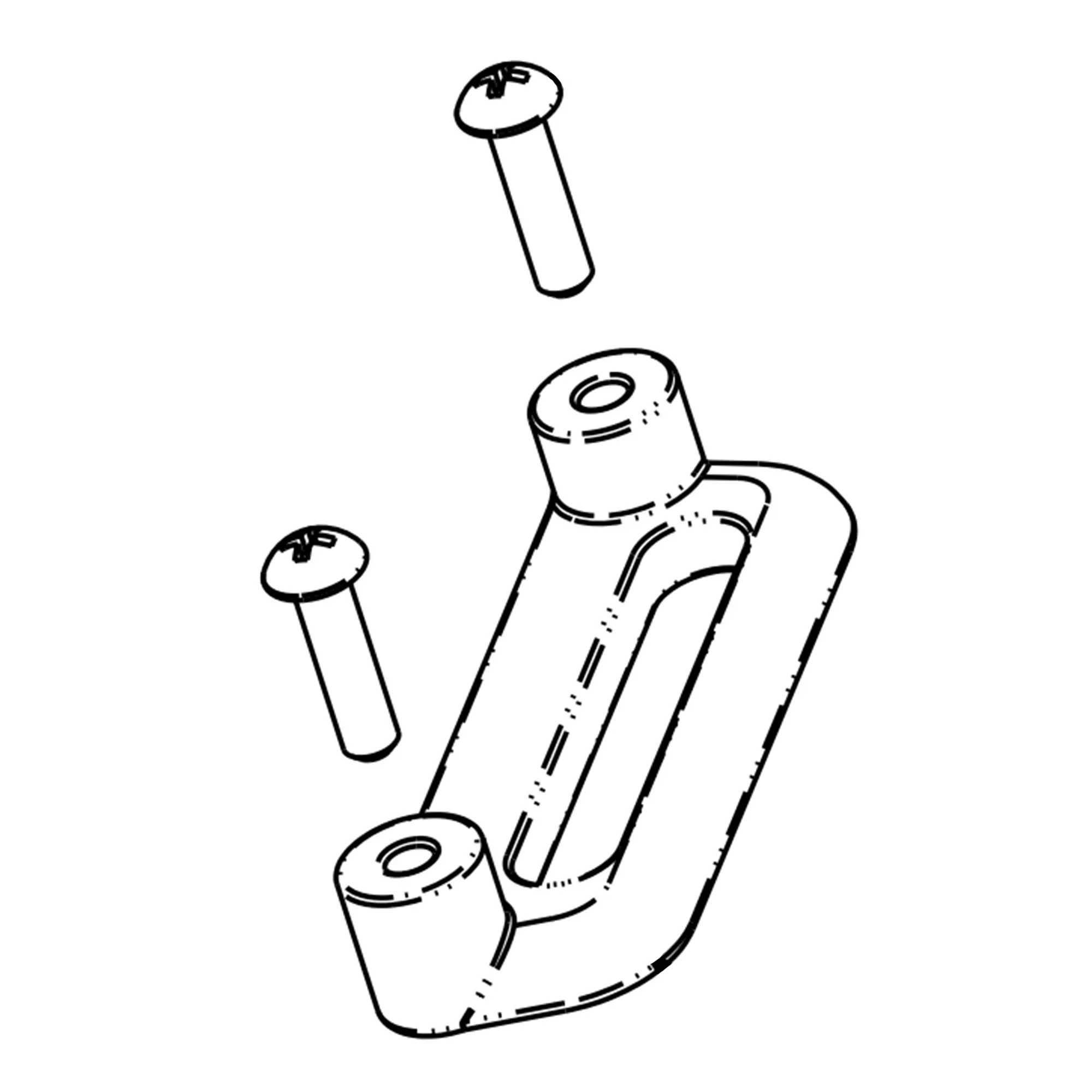 John Deere Outside Window Latch Kit - AT490461