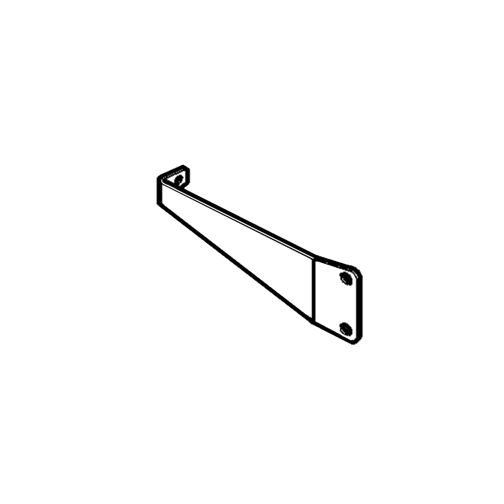 John Deere Sun Curtain Bracket - F682267