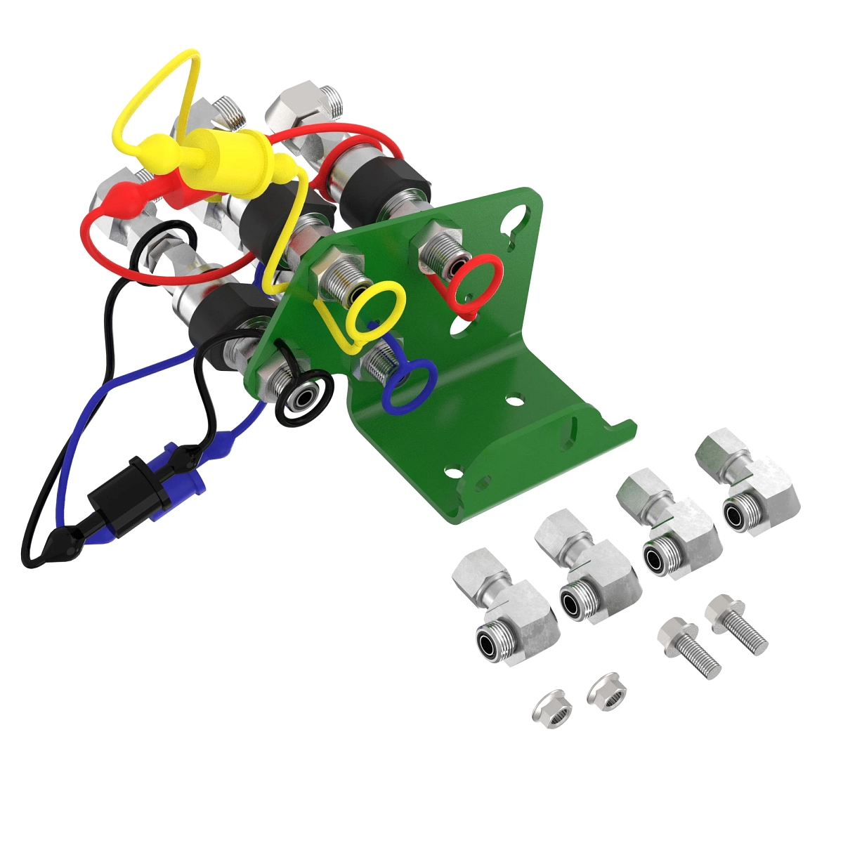 HYD. Quick-Connect Coupler, Mid-Mou