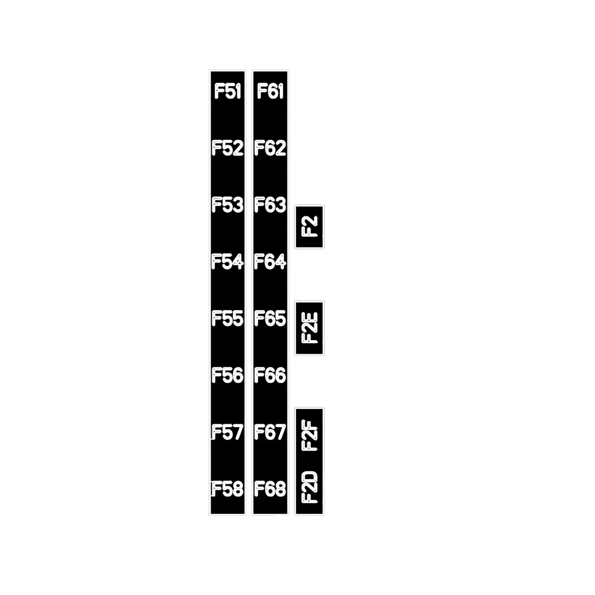 John Deere Fuse Label - F653733