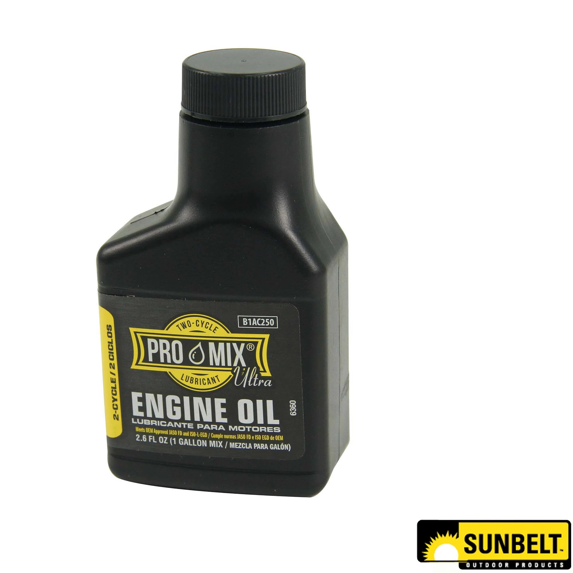 Sunbelt 2-Cycle Engine Oil, Champion™ Pro-Mix™ Ultra, 77 ml (2.6 Fluid Oz) - A-B1AC250