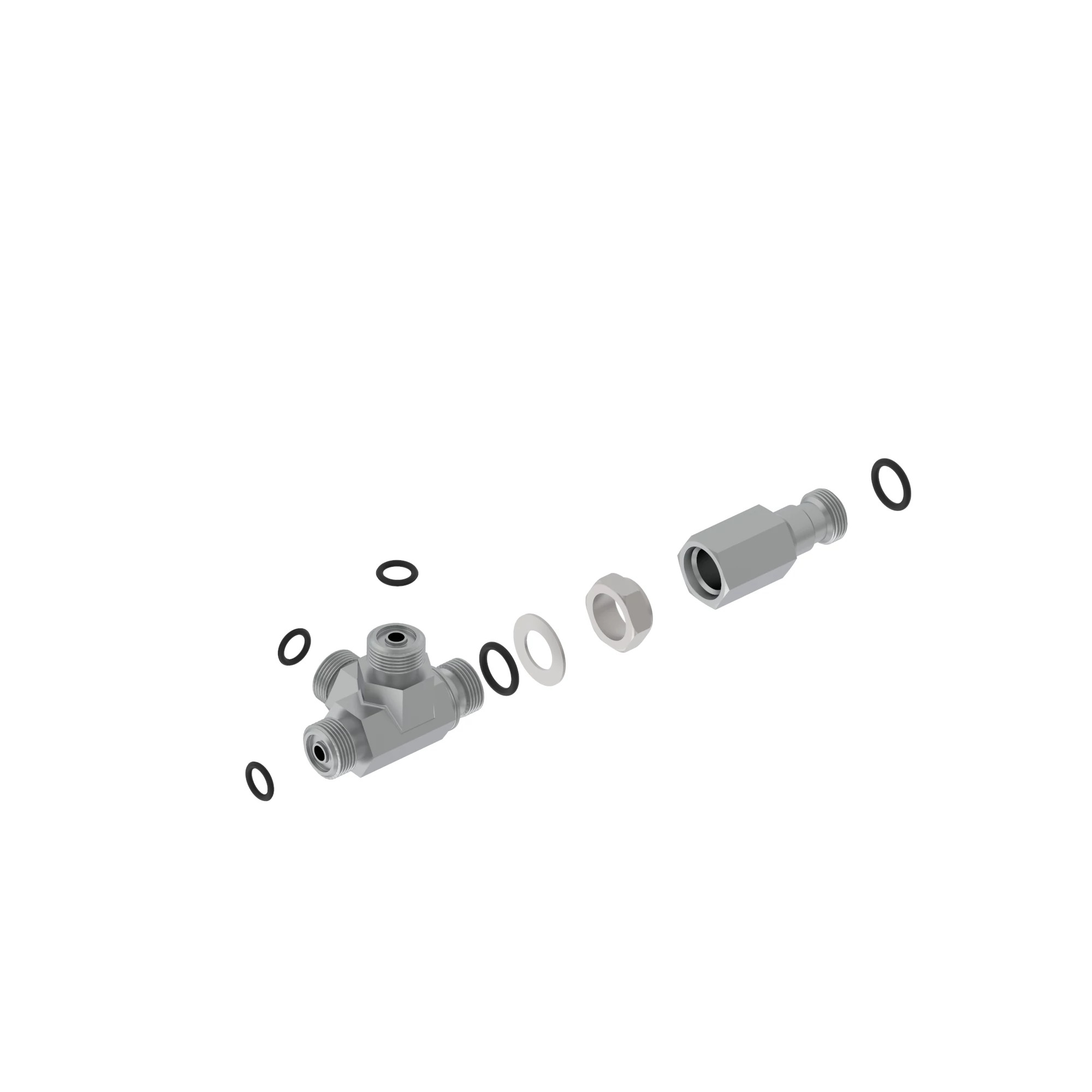 CHECK VALVE, WITH SPECIAL ORFS FITT