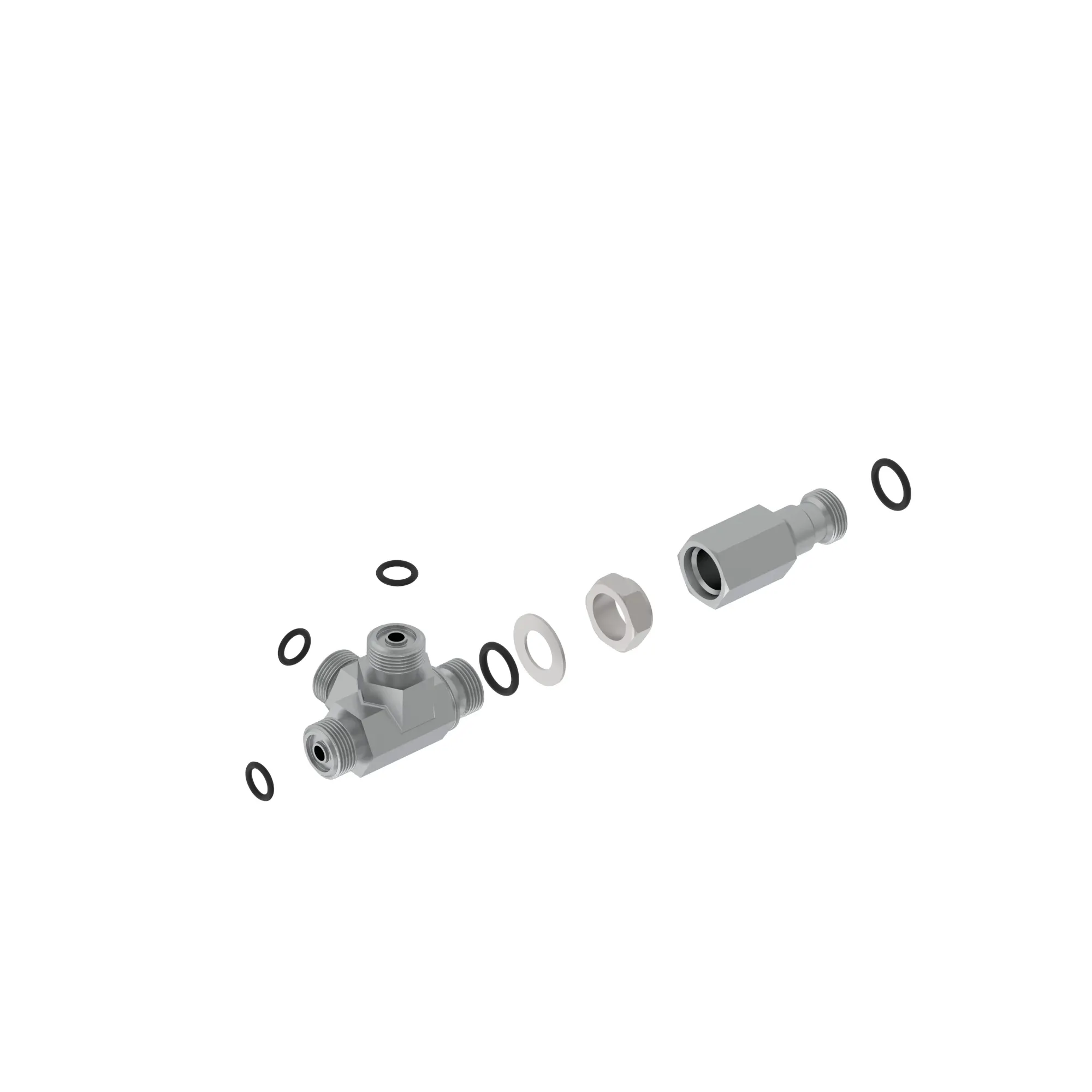 CHECK VALVE, WITH SPECIAL ORFS FITT