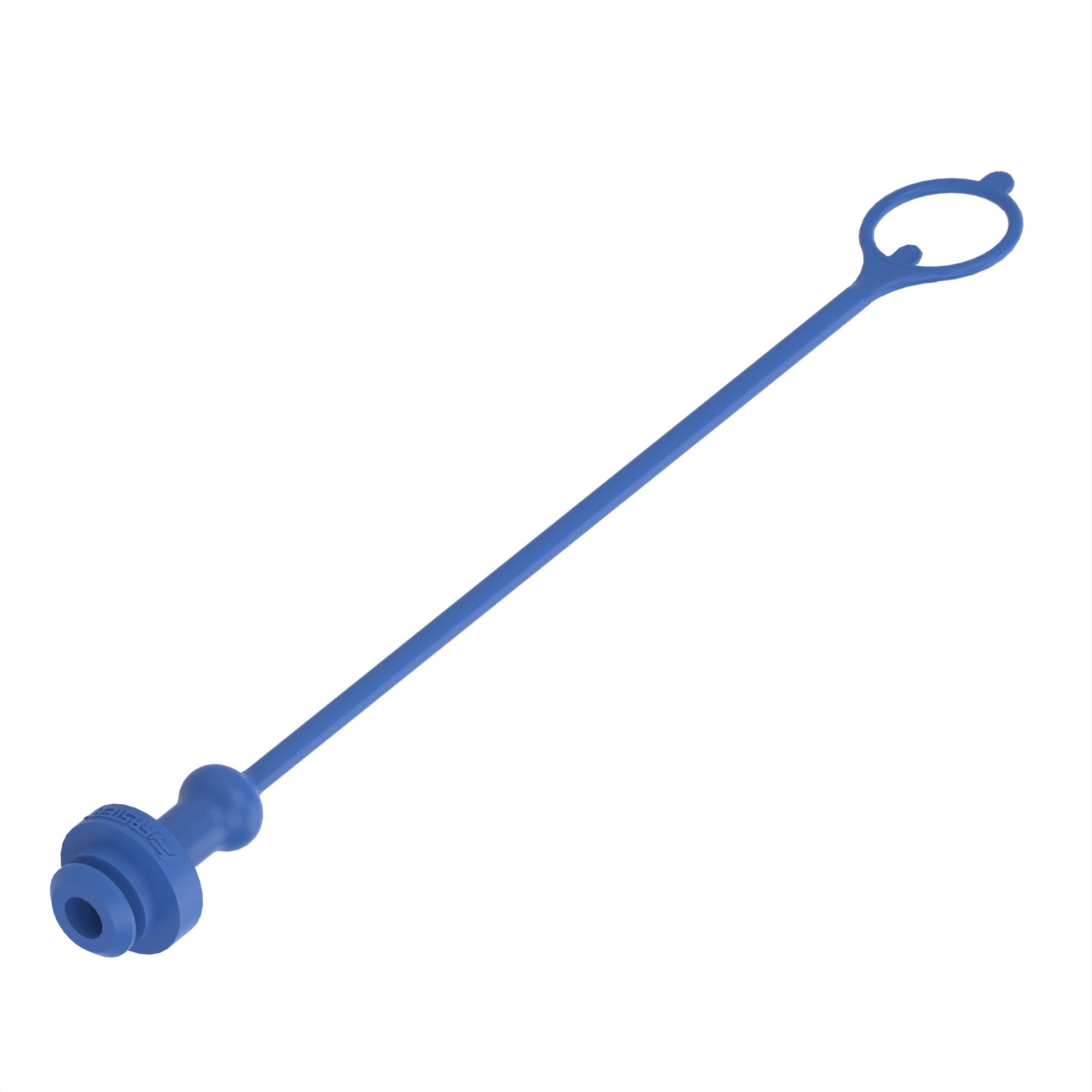 PLUG, PLUG, 1/4  MALE DUST (BLUE)
