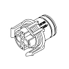 John Deere Electrical Connector Terminal - 57M8593