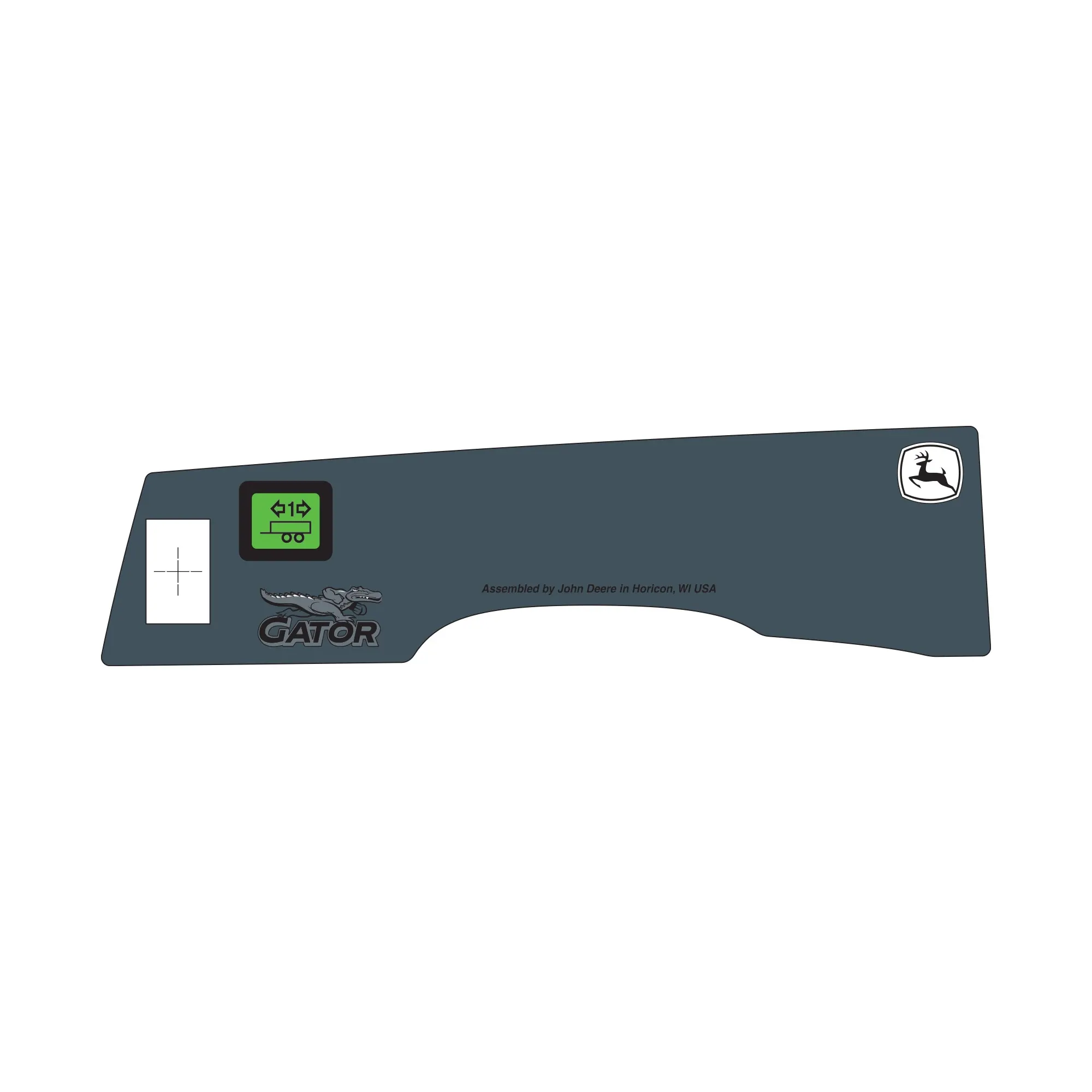 John Deere Legacy Dash Label - UC12637