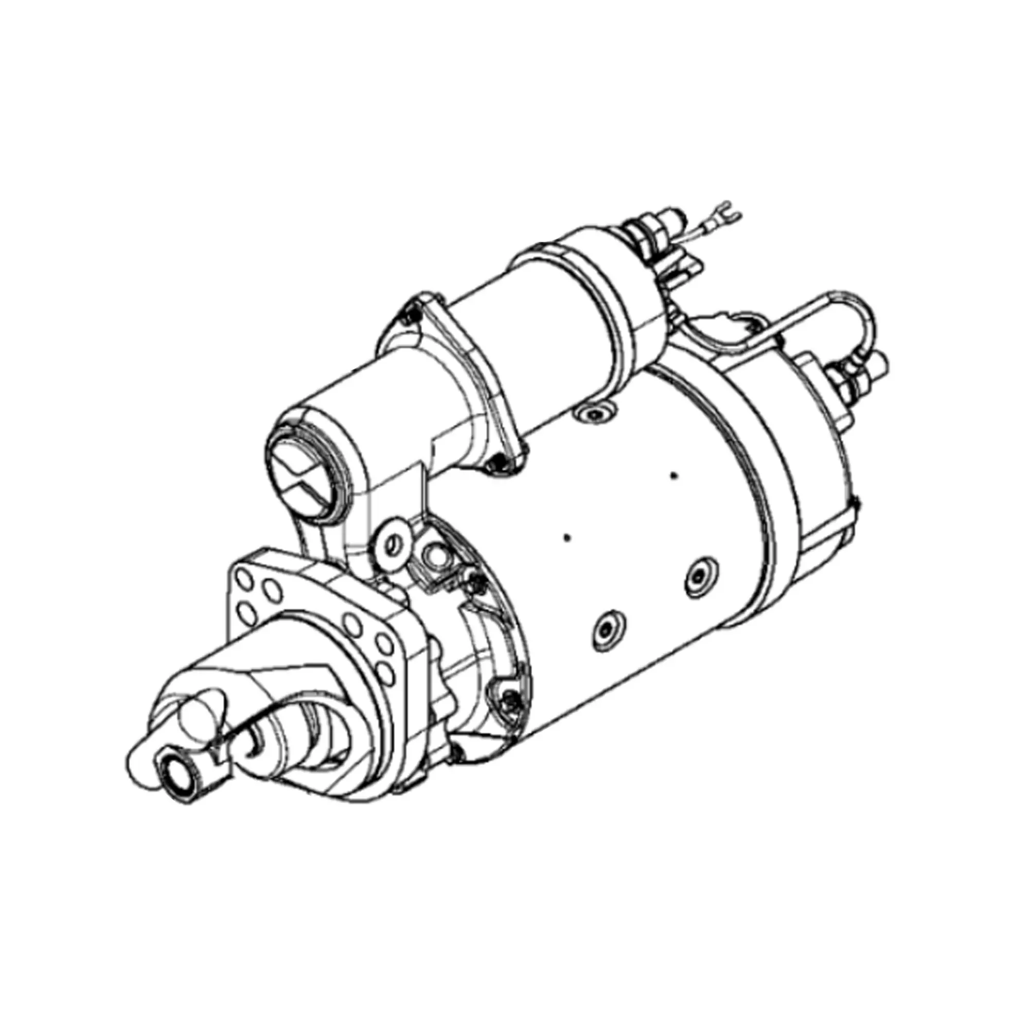 John Deere Starter Motor Kit, 24 Volts  - RE533571