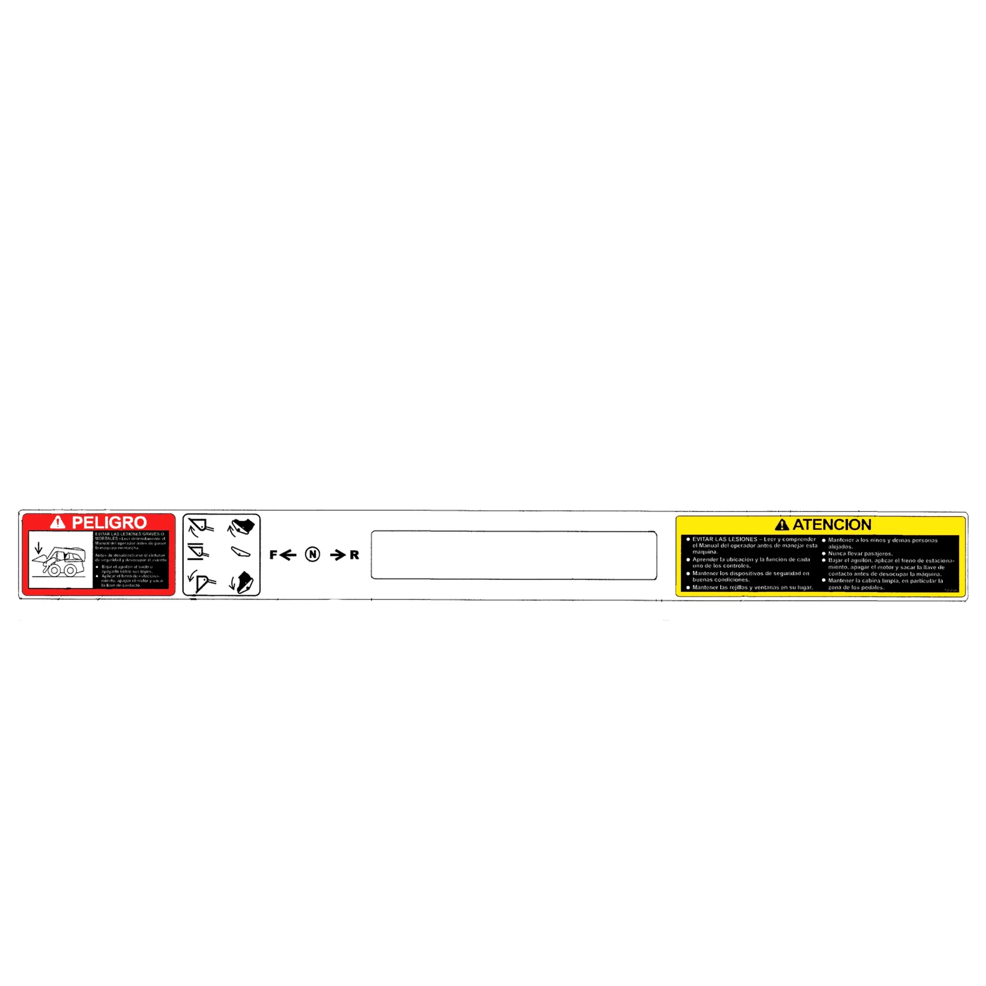 Label, Caution/Controls Spanish Cii