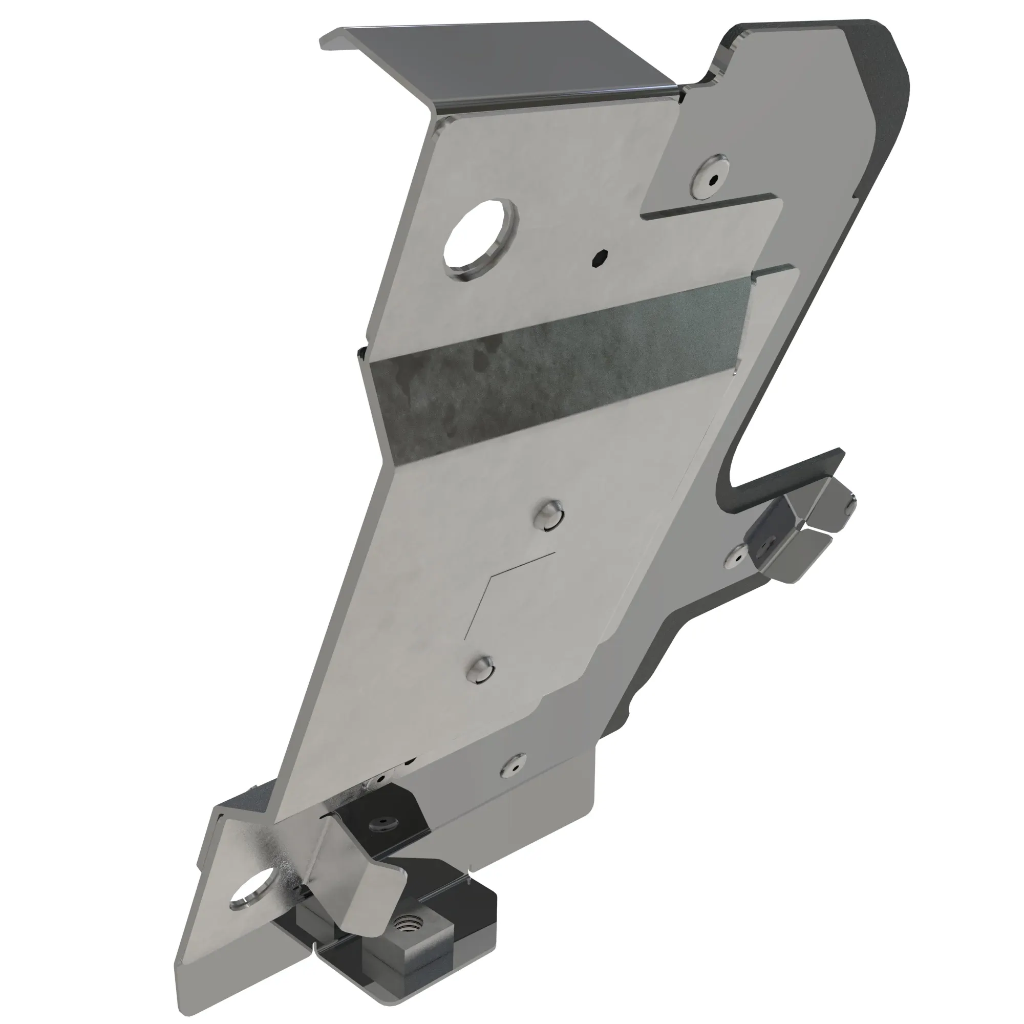 SST Cladding Heat Shield, Single Exhaust Throttle Linkage