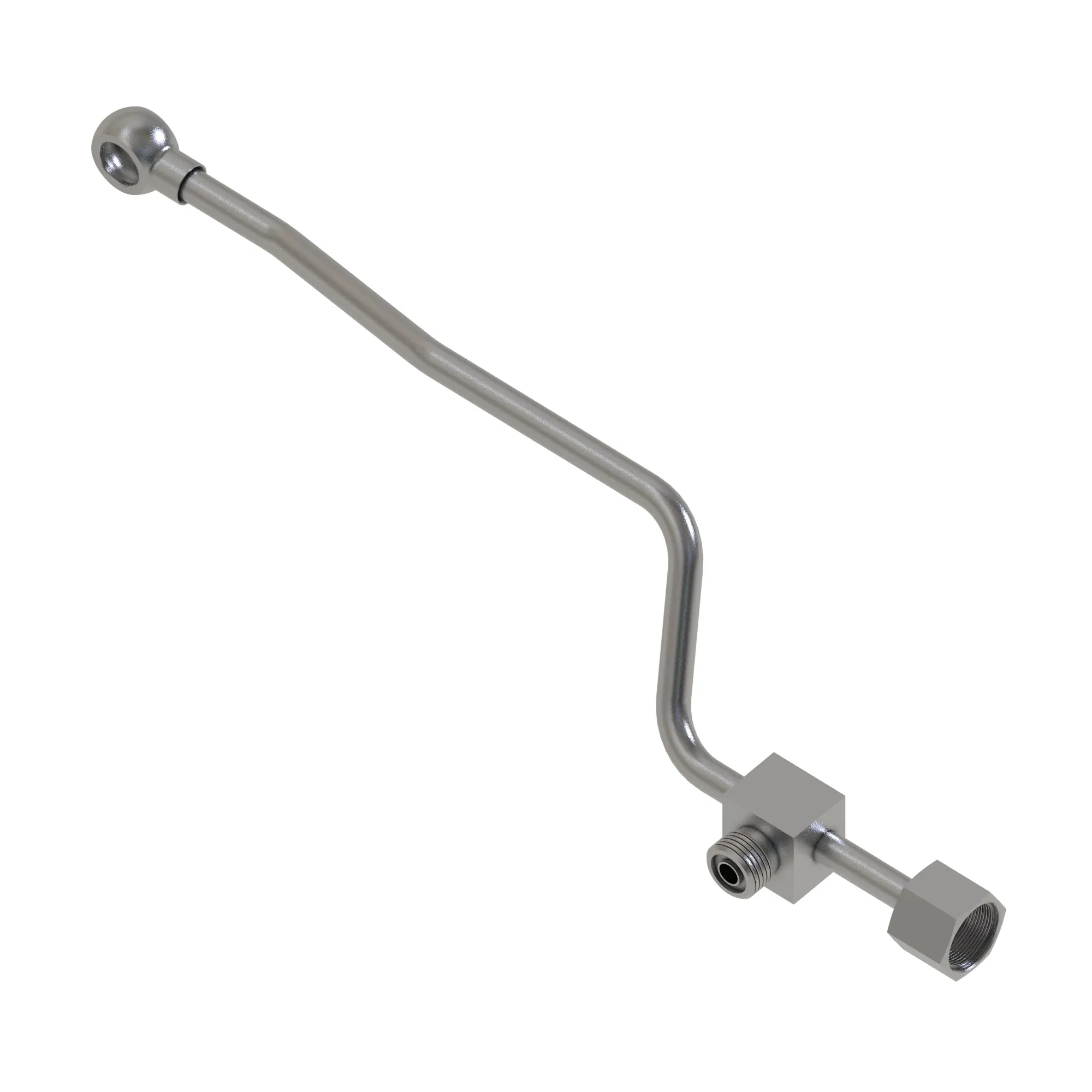 John Deere Brake Valve to De-Aerator Oil Line - SJ42617