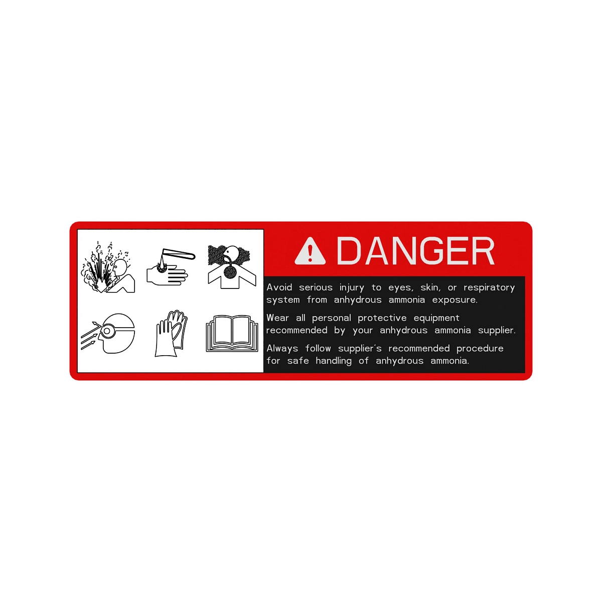 Sign, Danger, Anhydrous