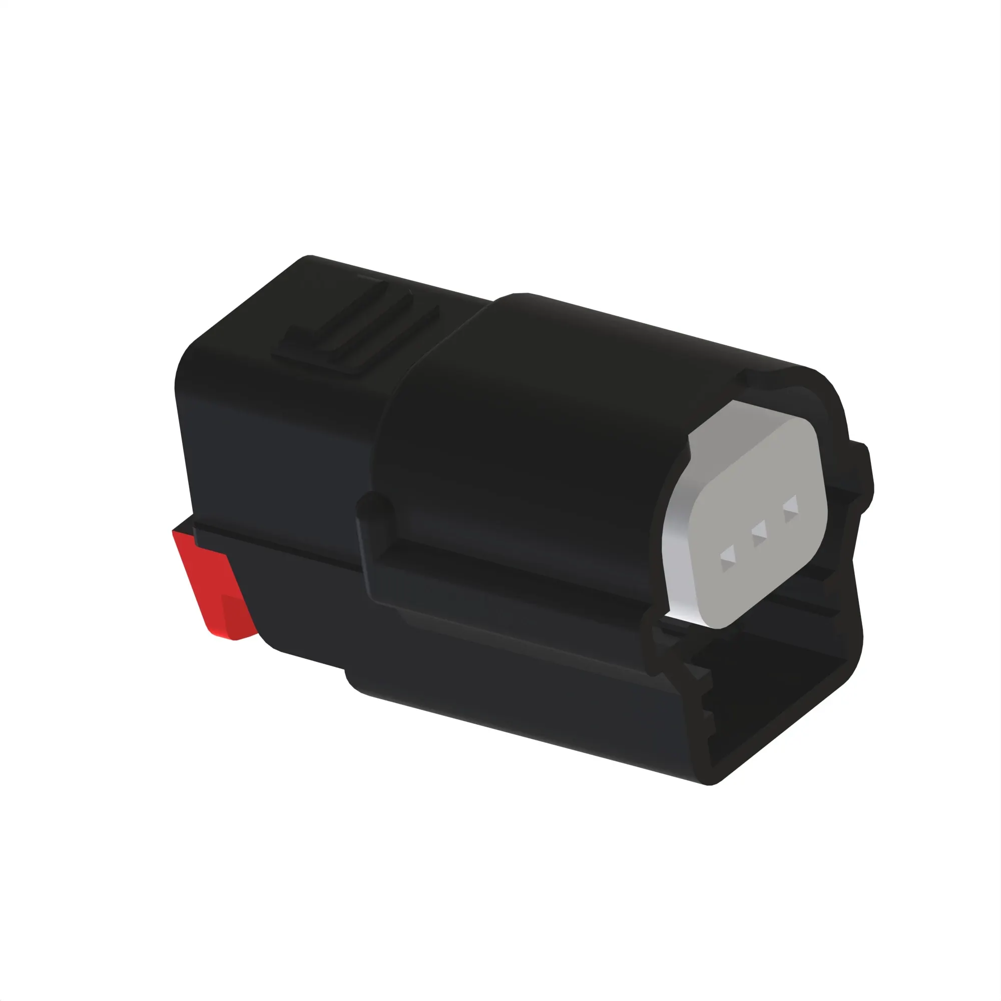 Conn Molex MX64 3W Fs Blk Plstc