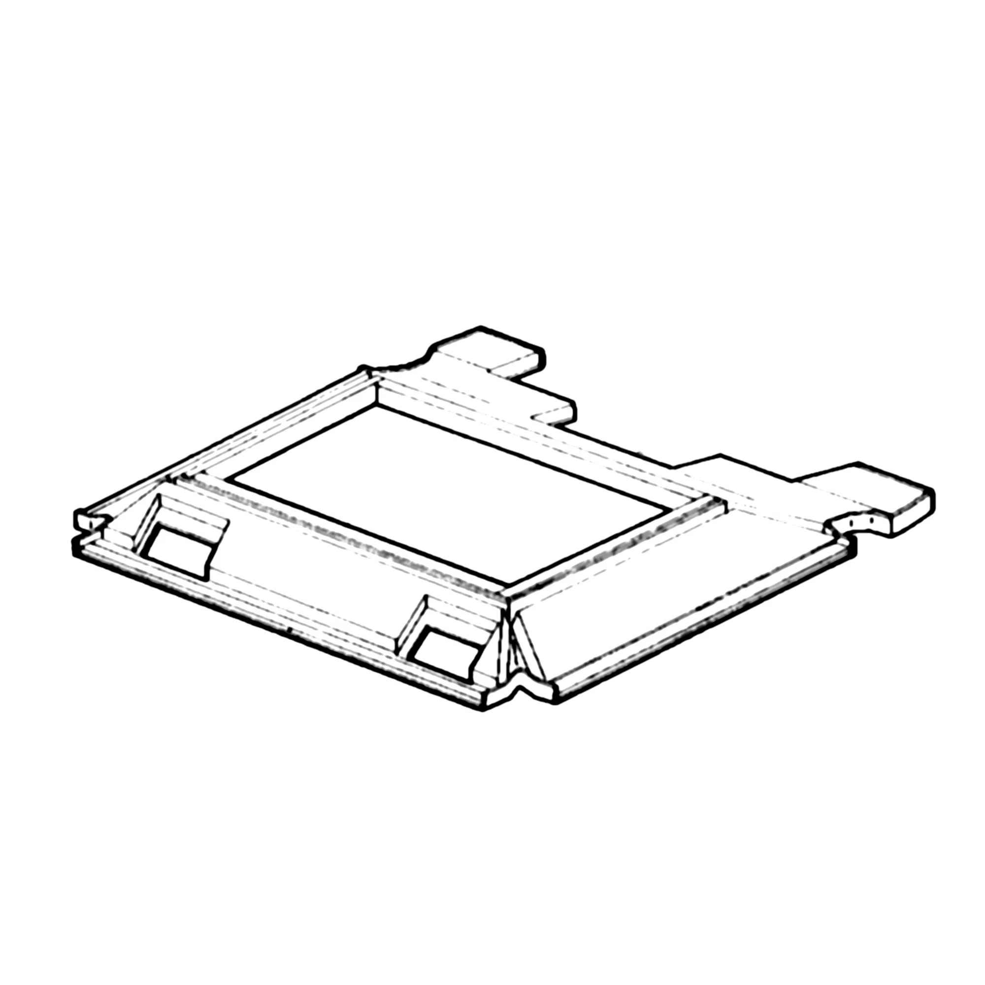 John Deere Sound-Gard™ Body Rear Brown Headliner Trim - RE10595