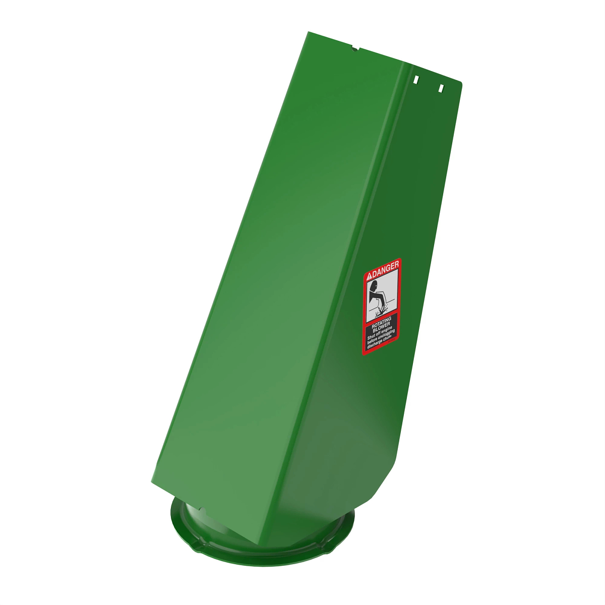 CHUTE, SERVICE CHUTE W/LABELS, GREE