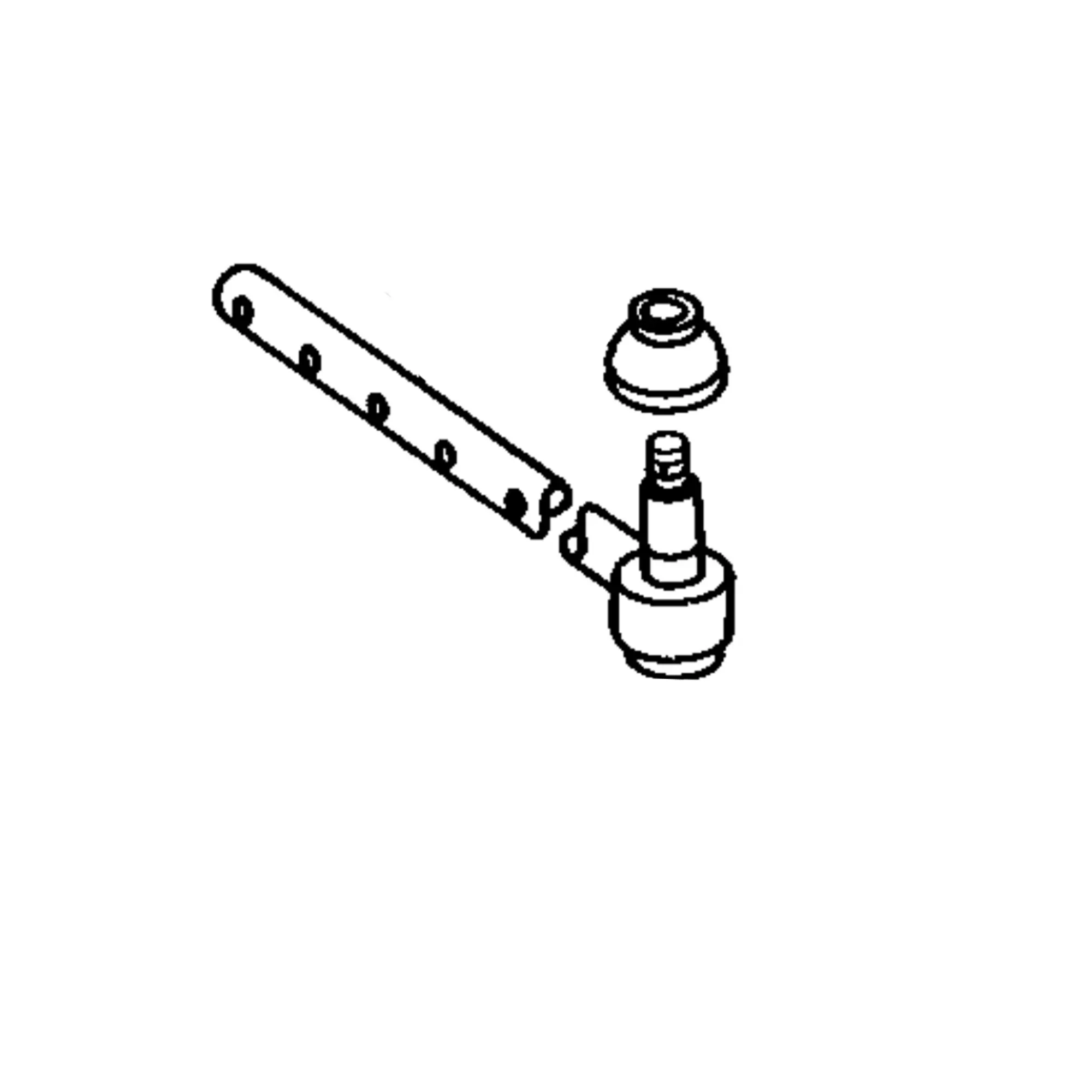 John Deere Adjustable Front Axle Tie Rod Assembly - AR63587