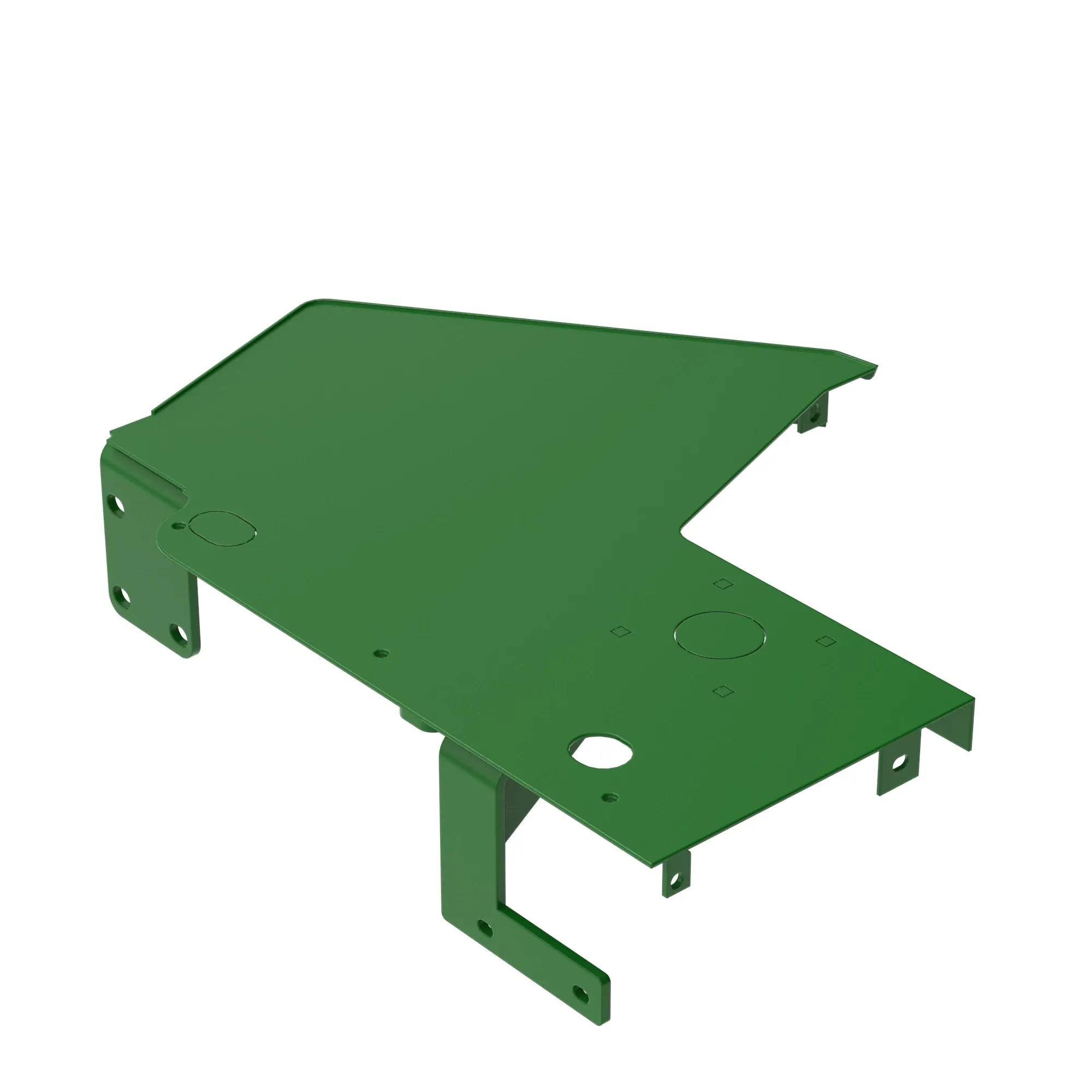 SJ16086: Footrest Floor, Right Side