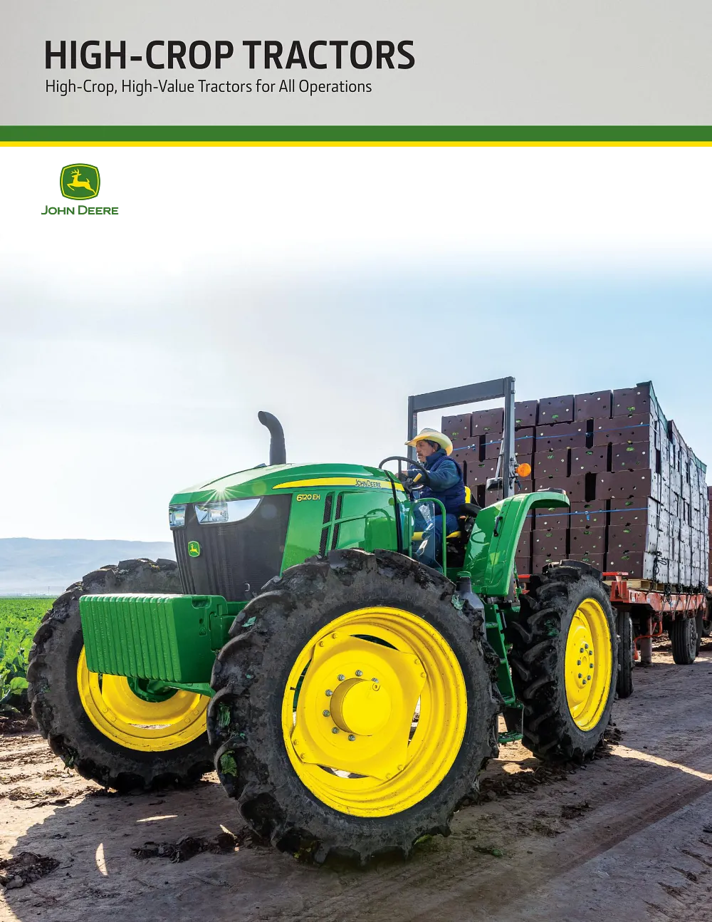 High-Crop Tractors Brochure cover