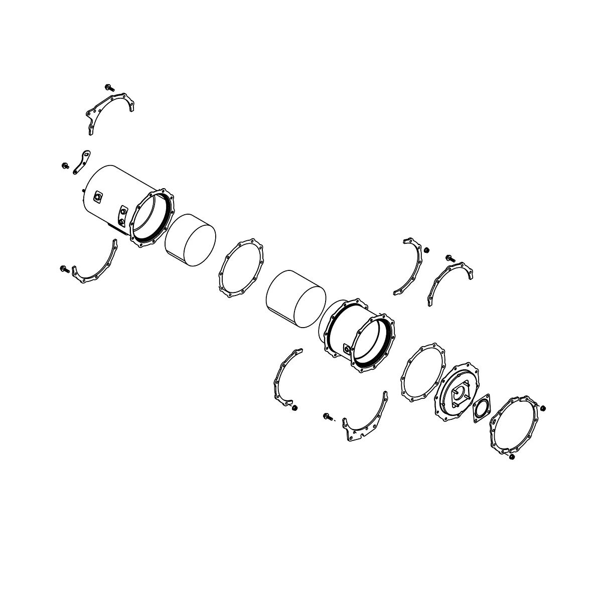 Diesel Particulate Filter, DPF Assy