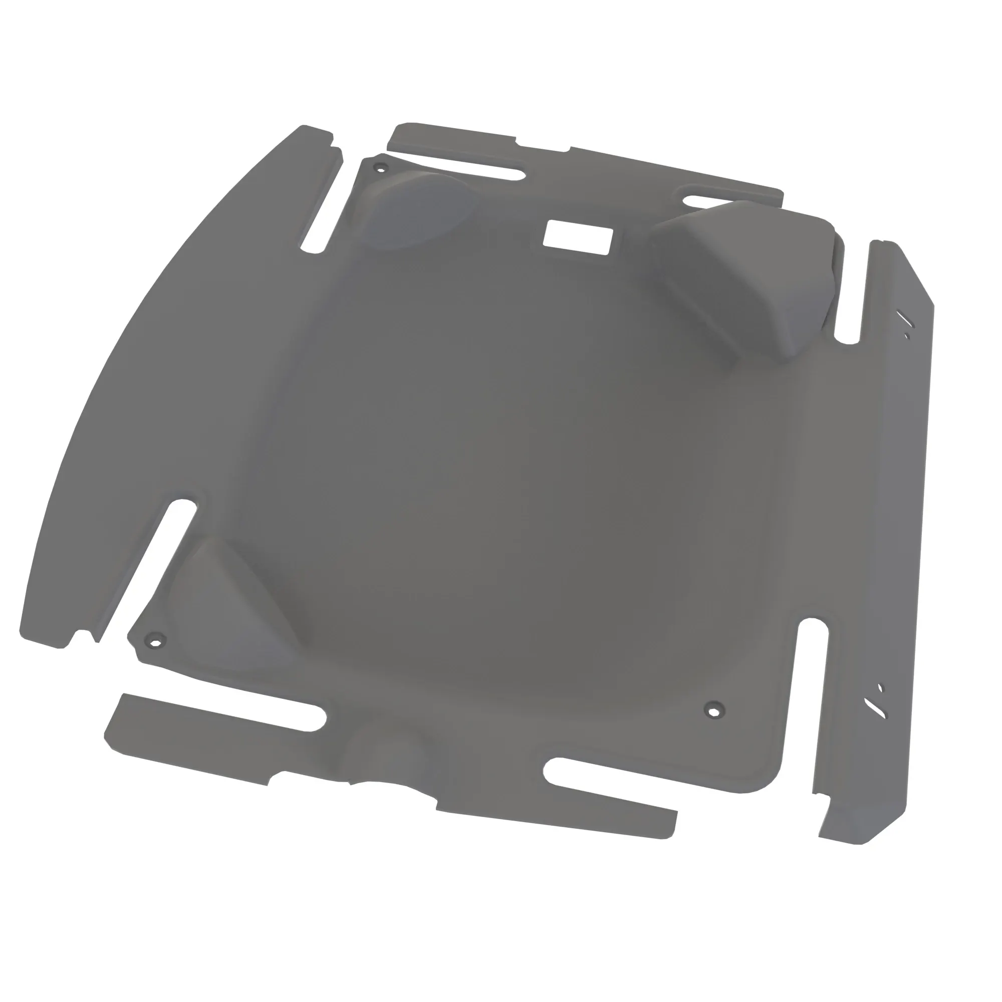 HEADLINER, CAB 844K W/ RADIO CUTOUT, GRAY