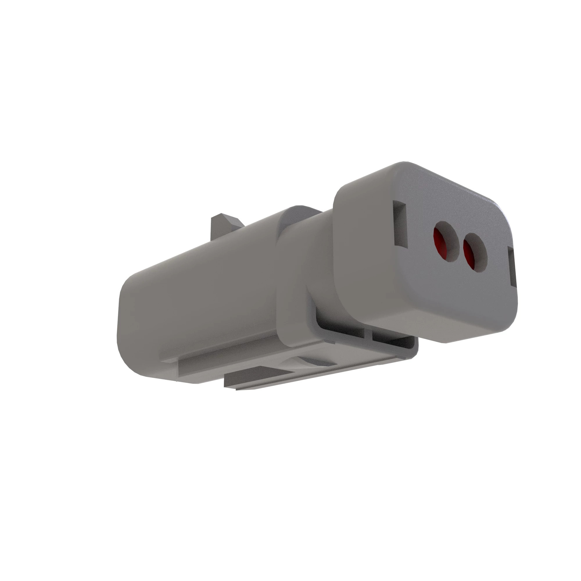 TYCO AMPSEAL16 2W PIN SLD GRY PLSTC