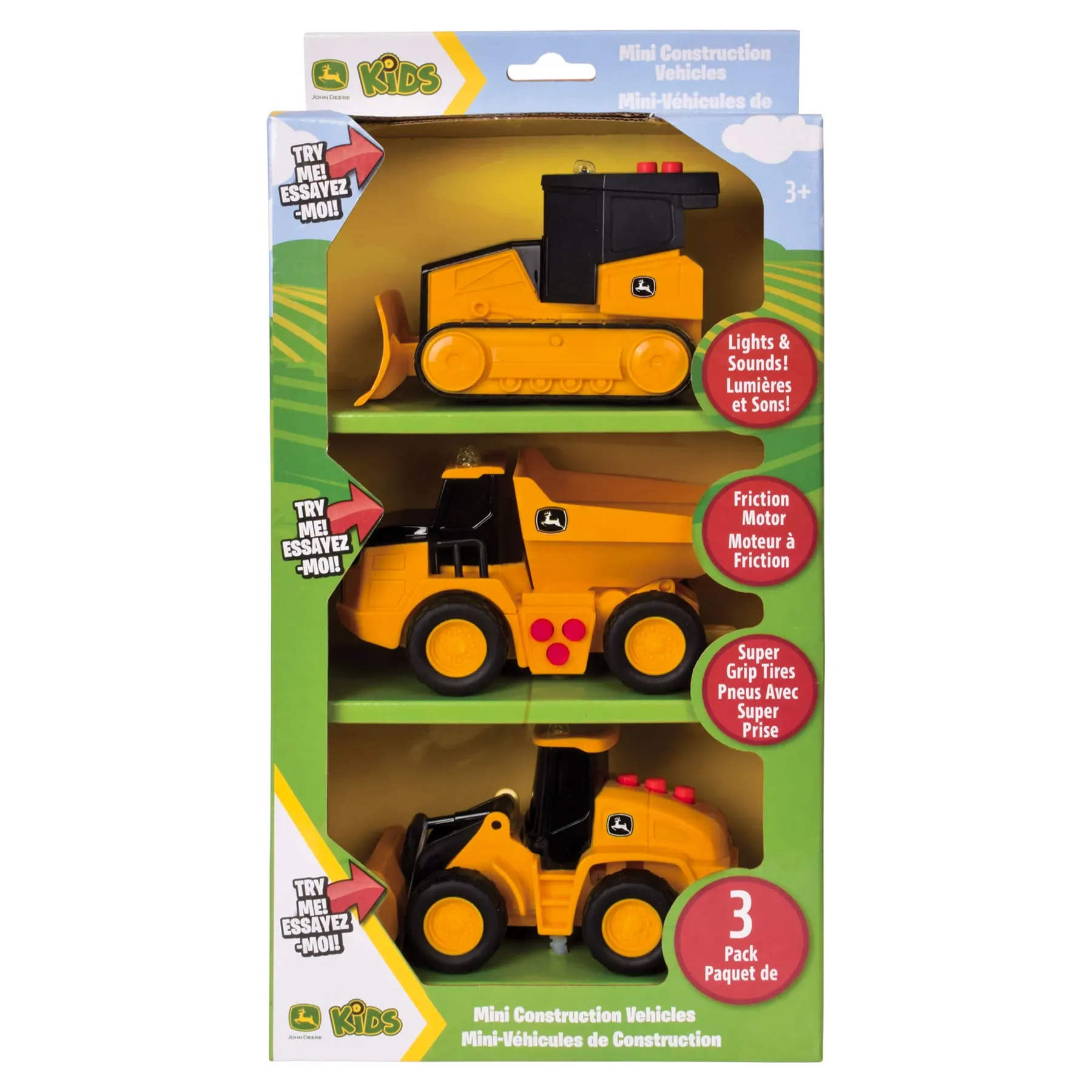 Mini Construction Vehicles - 3 Pack