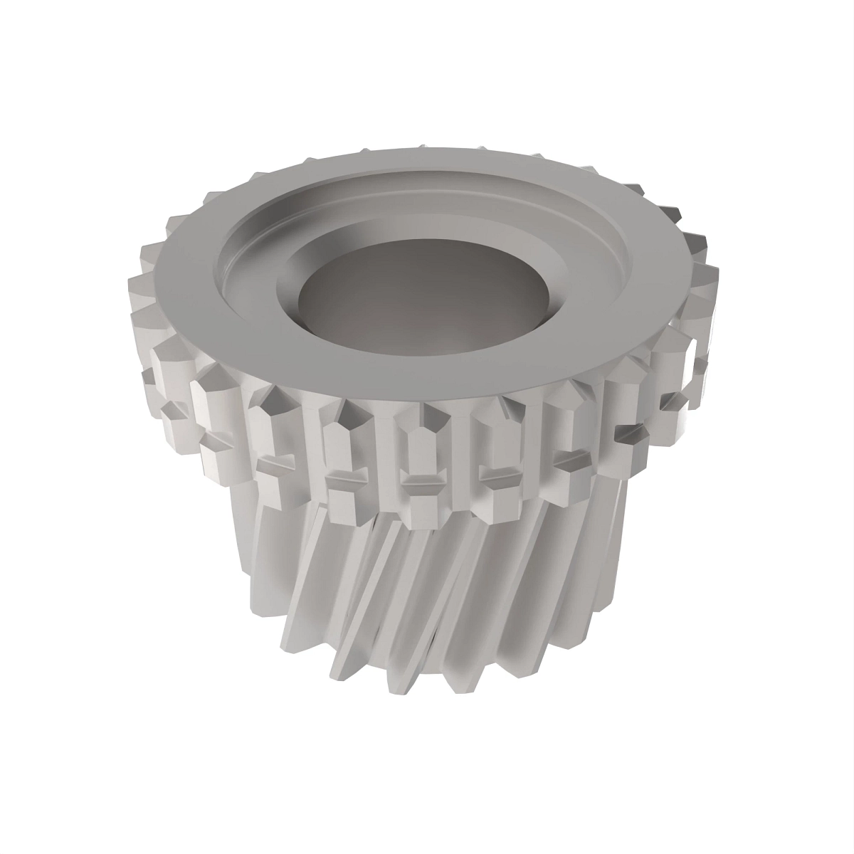 Helical Gear, Input Shaft W/Spln