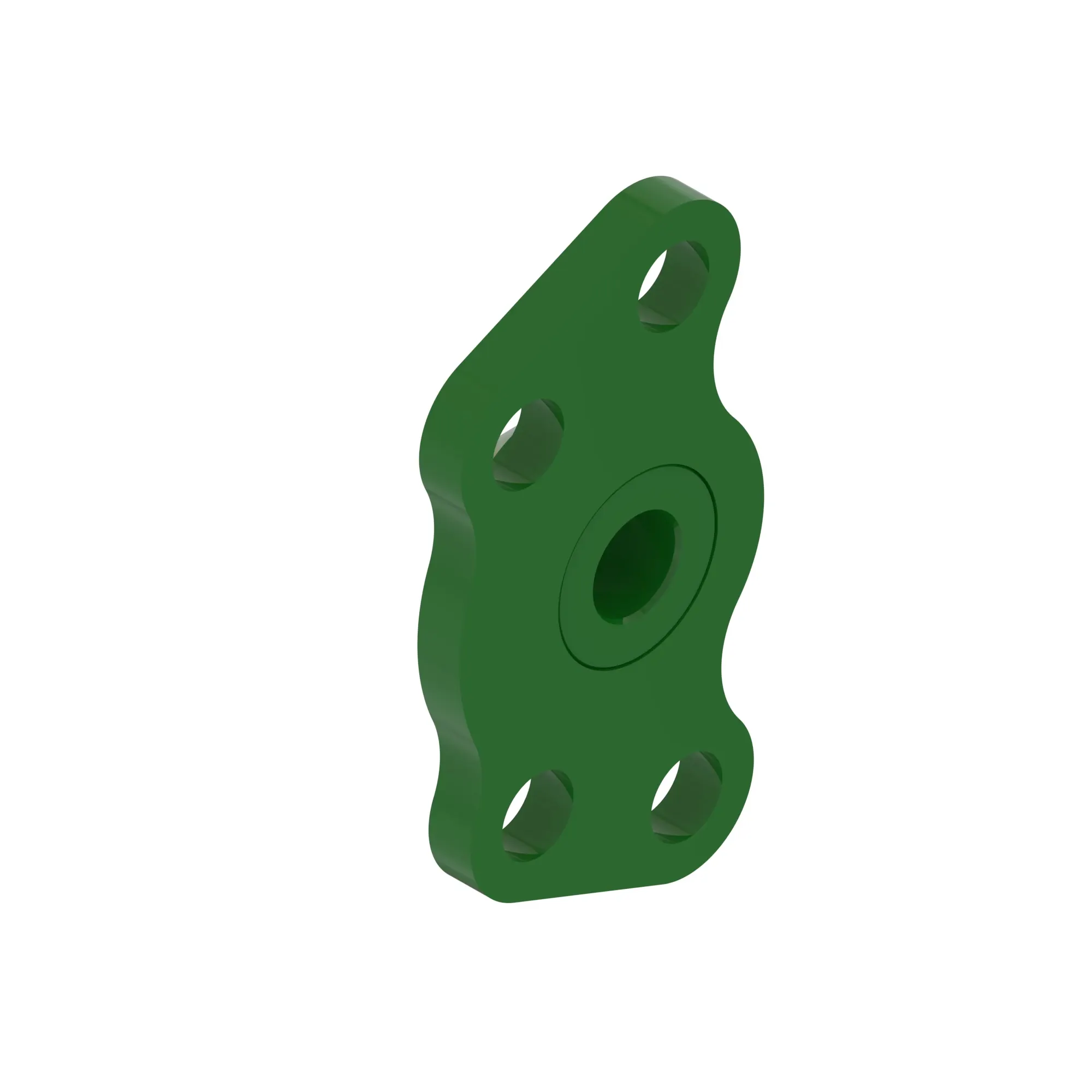 John Deere Feedroll Damping Frame Bracket - AXE58847