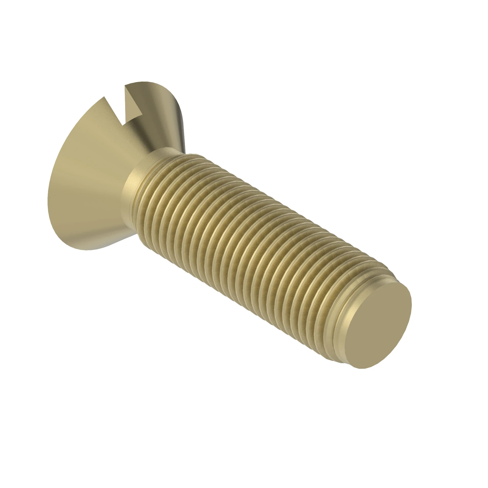 SCREW, SLOTTED FLAT COUNTERSUNK HD