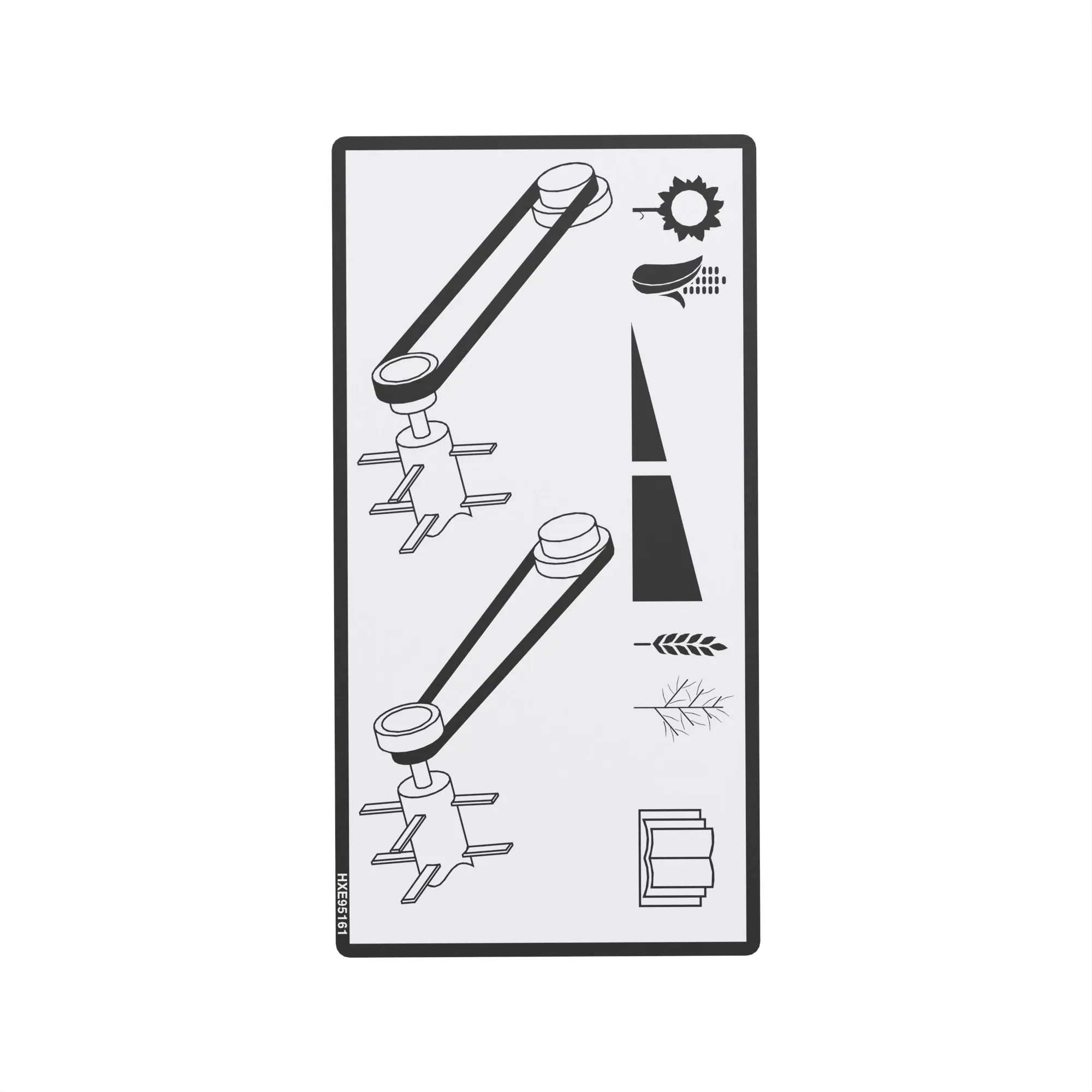 LABEL, TWO SPEED CHOPPER DECAL