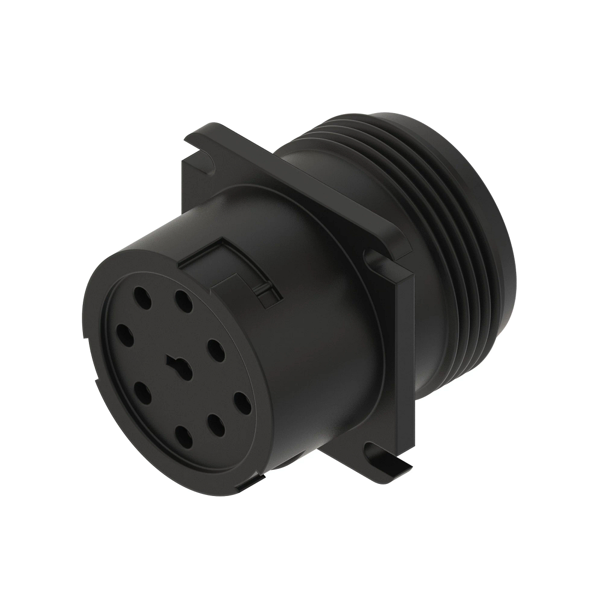 CONN DEUTSCH HD10 9W FS BLK PLSTC