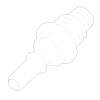 John Deere Backflow Adapter Fitting - DZ113071