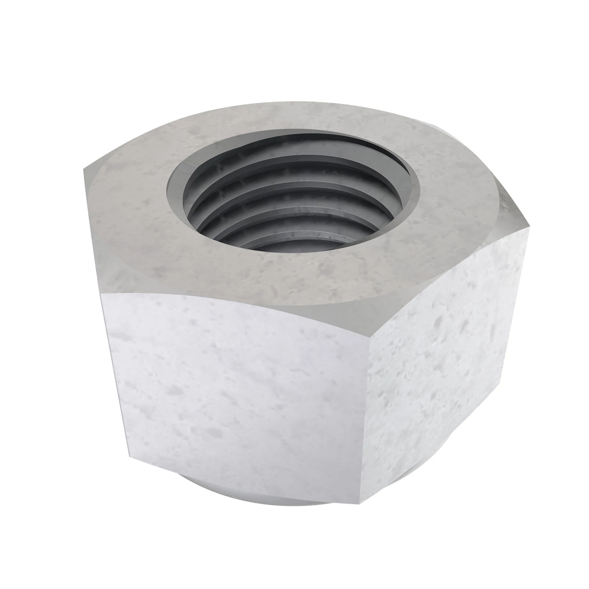 John Deere Hexagonal Lock Nut, 0.312" - R536784