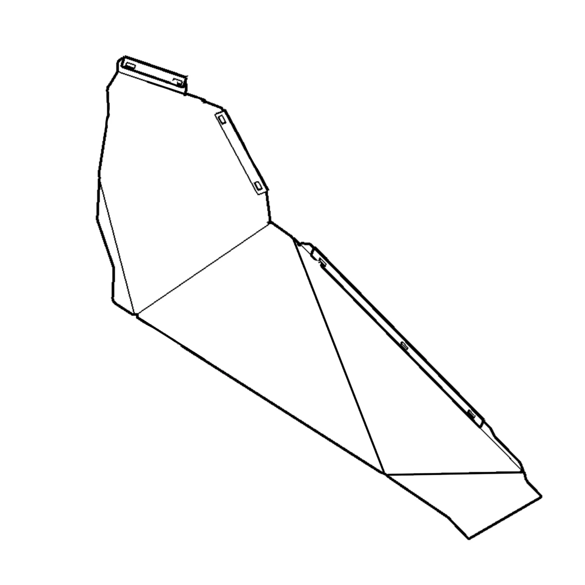 John Deere Deflector, Right Side - FH318527