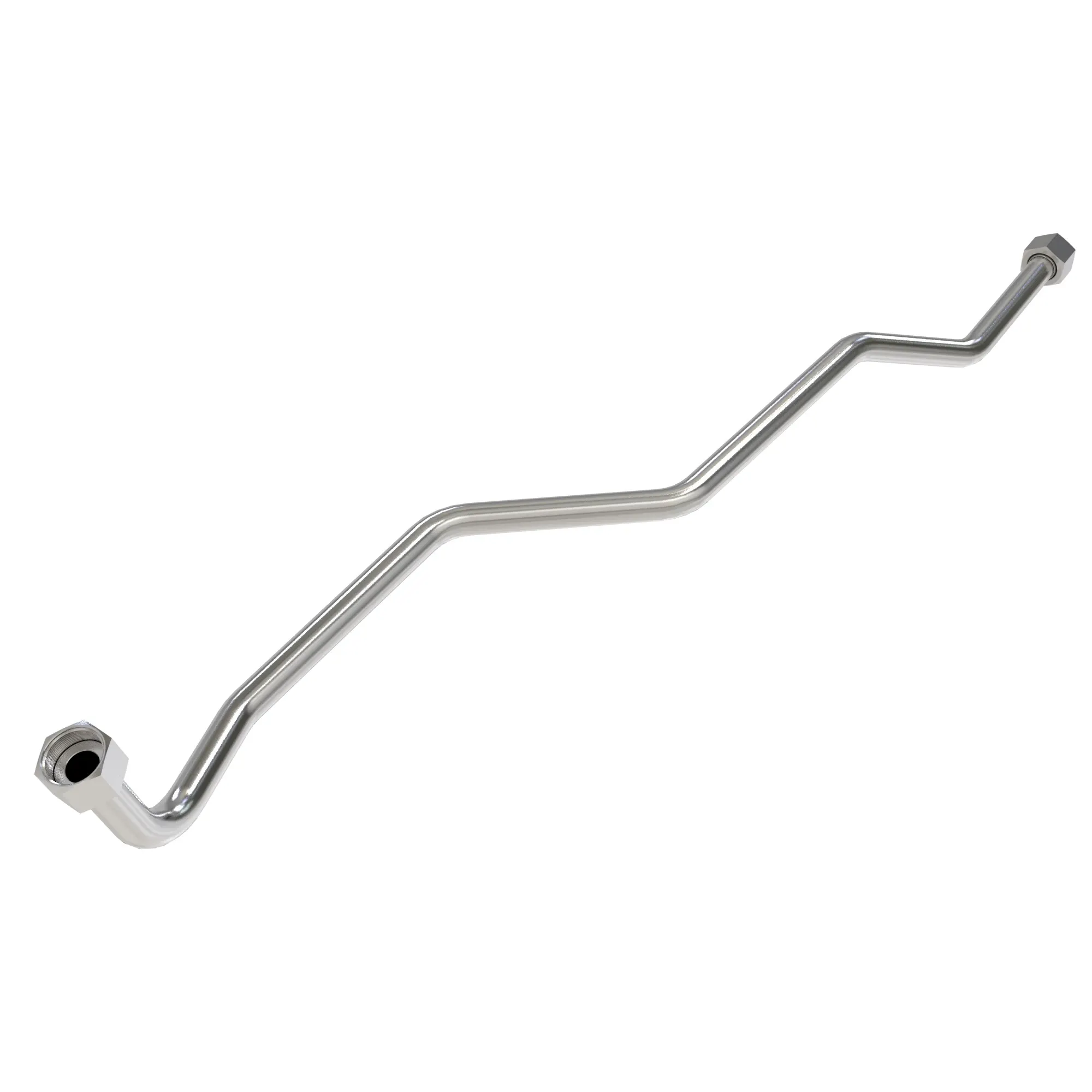 Front Motor Return,  W/O FPTO, Mid Line